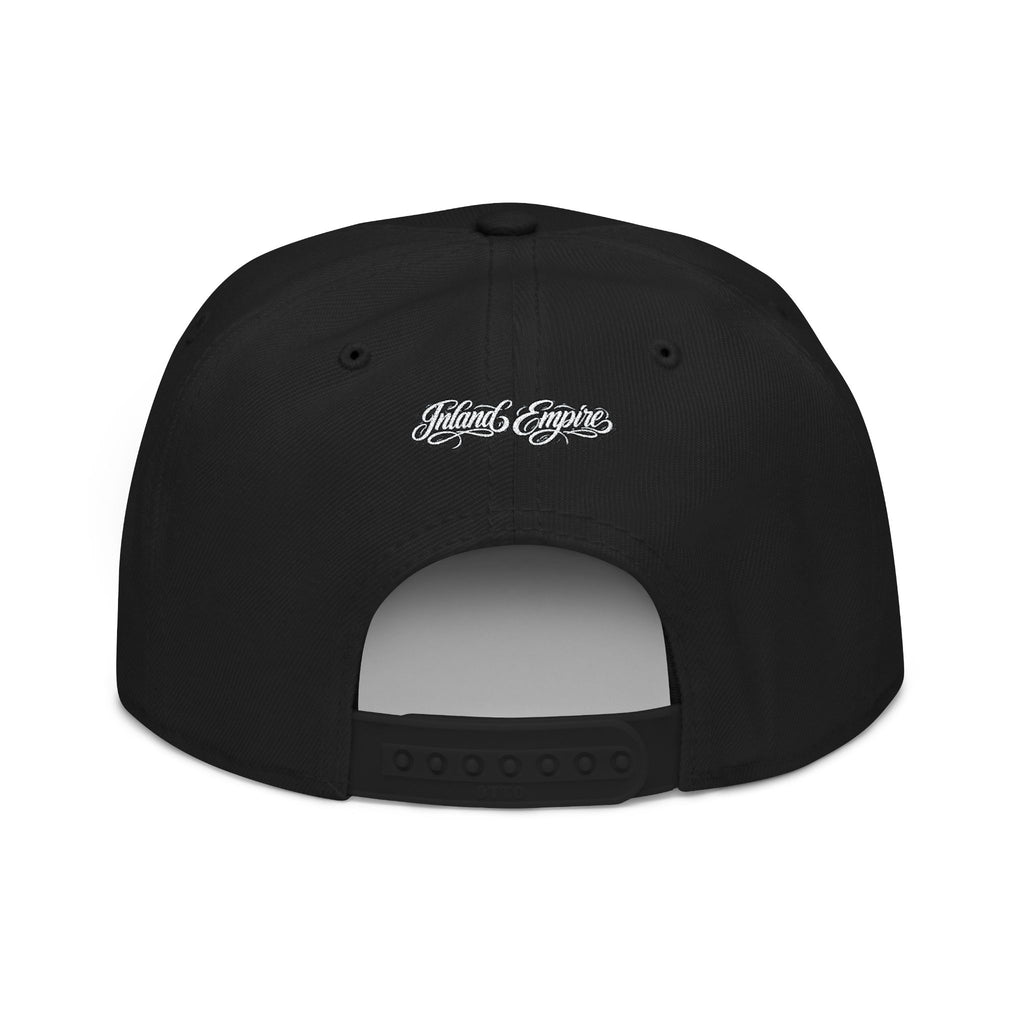 Be Native leopard stitch embroidered snapback hat, Blacktop Society, view 12