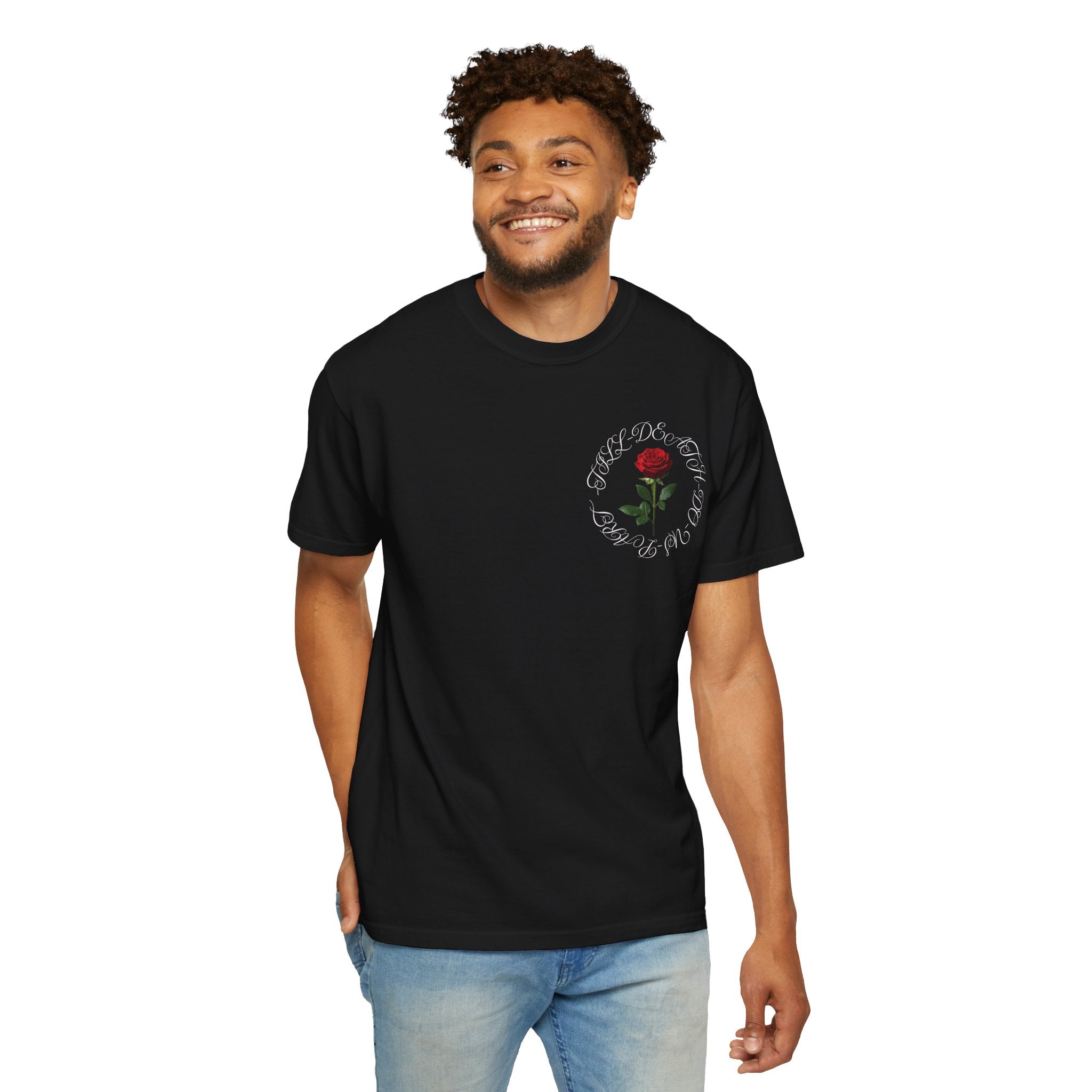 Skeleton Kiss T-Shirt — Romantic Gothic Skull Art Tee
