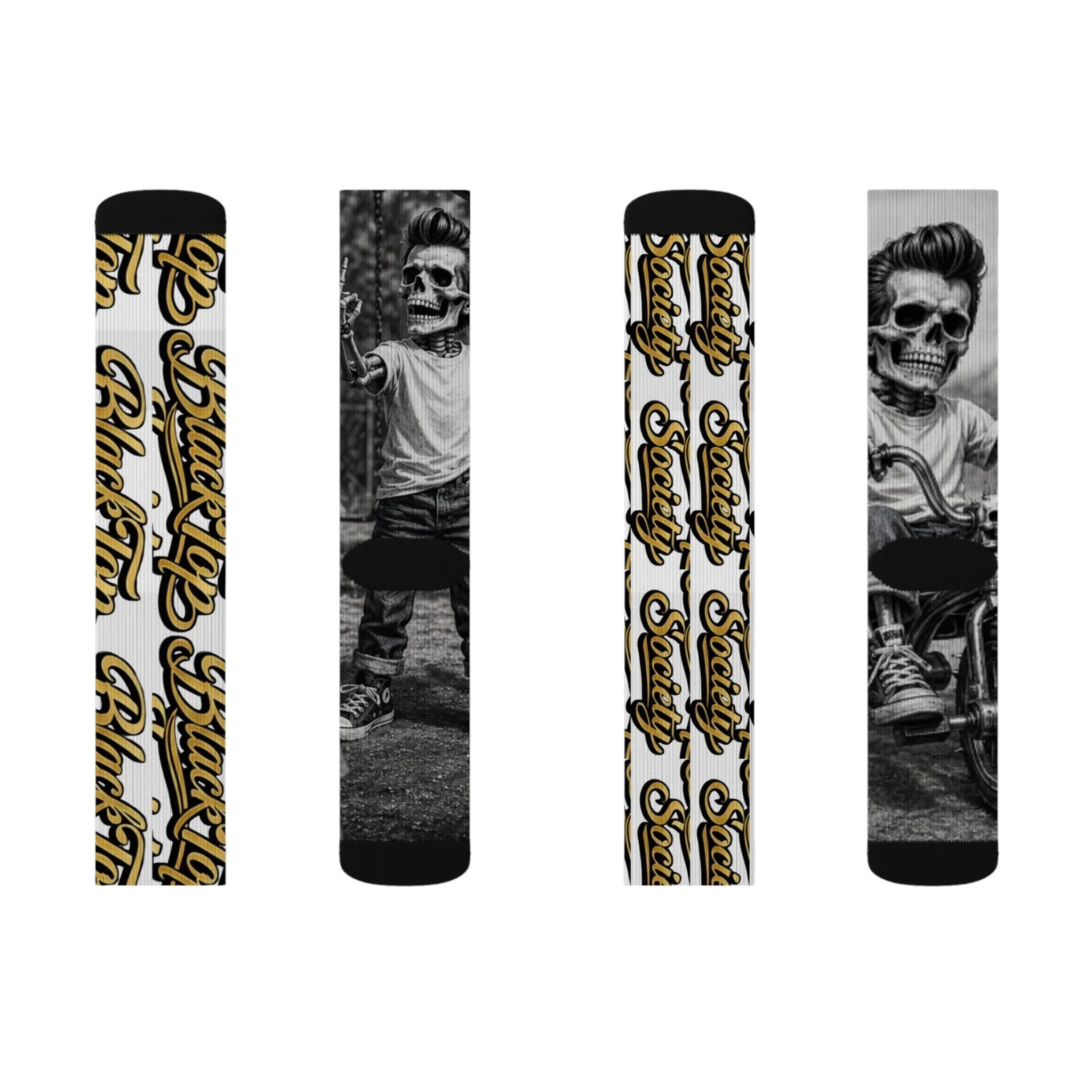 BlackTop "My Playground" Socks — Gothic Skateboard Crew Socks