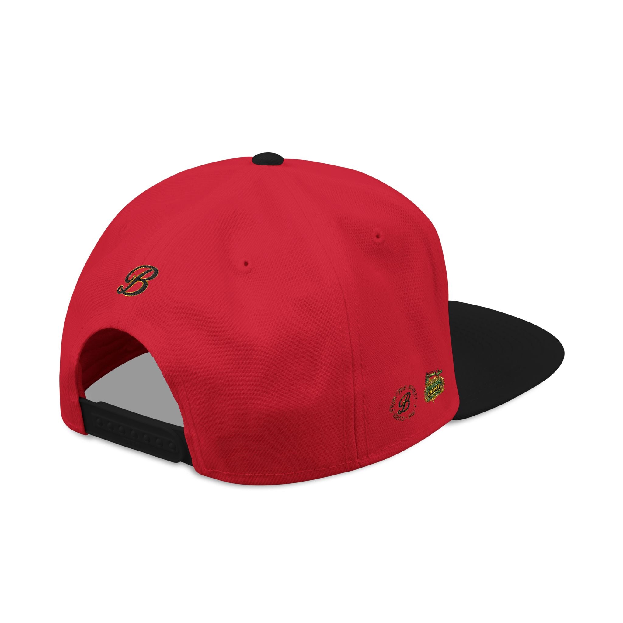 Vintage Camper Snapback Hat — Embroidered Palm Tree & Van Design