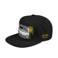 Vintage Camper Snapback Hat — Embroidered Palm Tree & Van Design