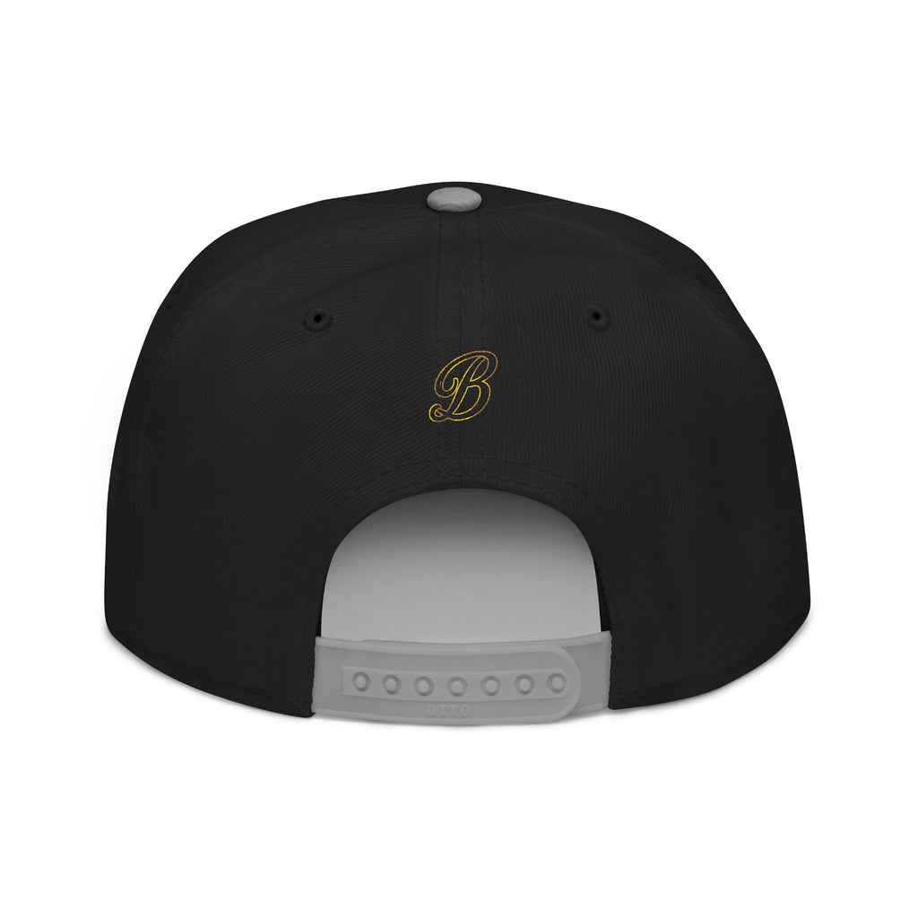 Vintage Camper Snapback Hat — Embroidered Palm Tree & Van Design