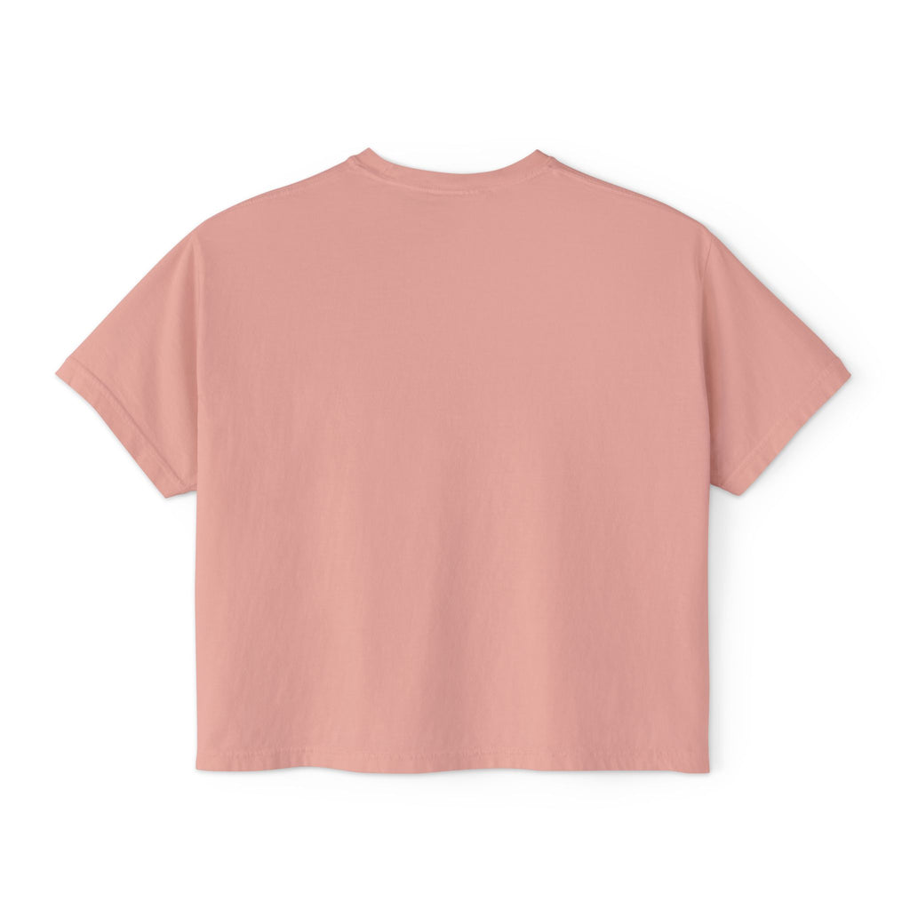 Pink oversized streetwear tee, back view — casual graphic t-shirt for urban style