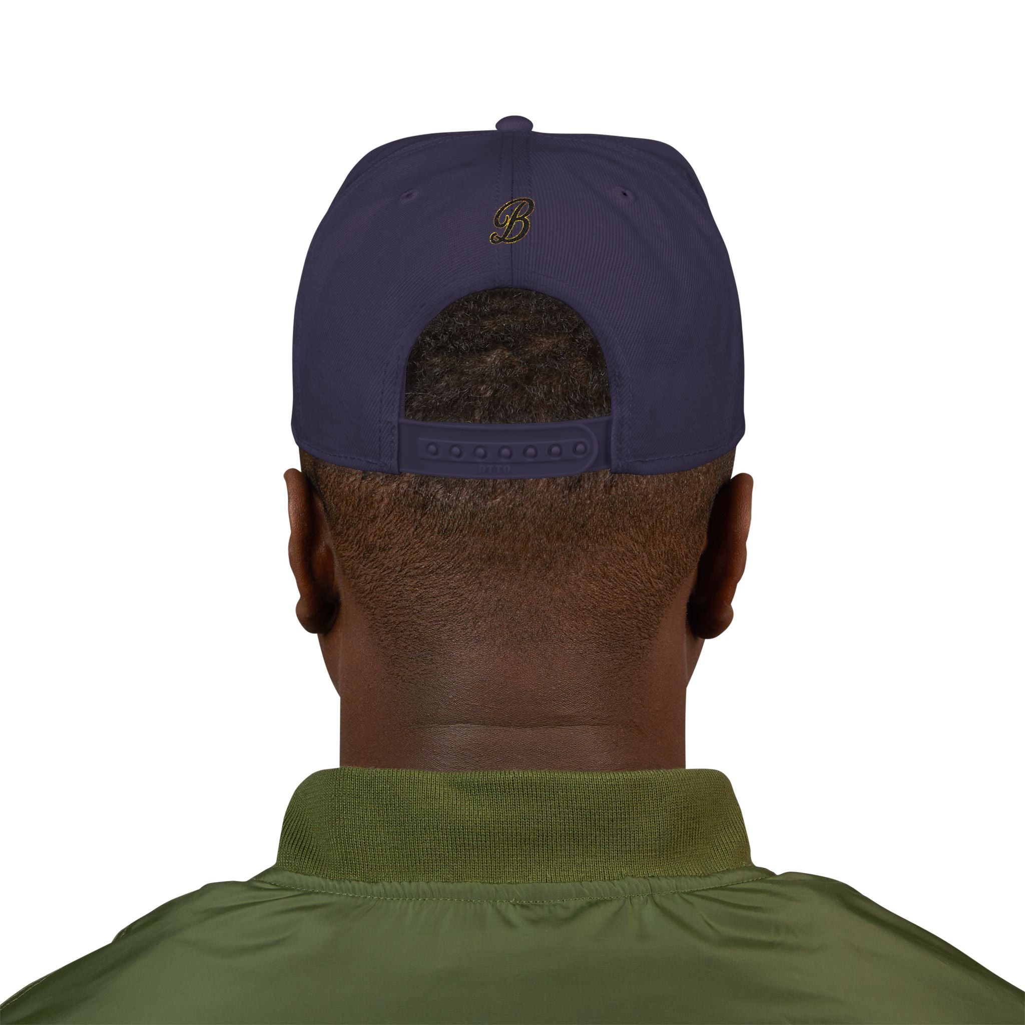 Embroidered American Flag Snapback Hat — Rose & Skull Streetwear Cap