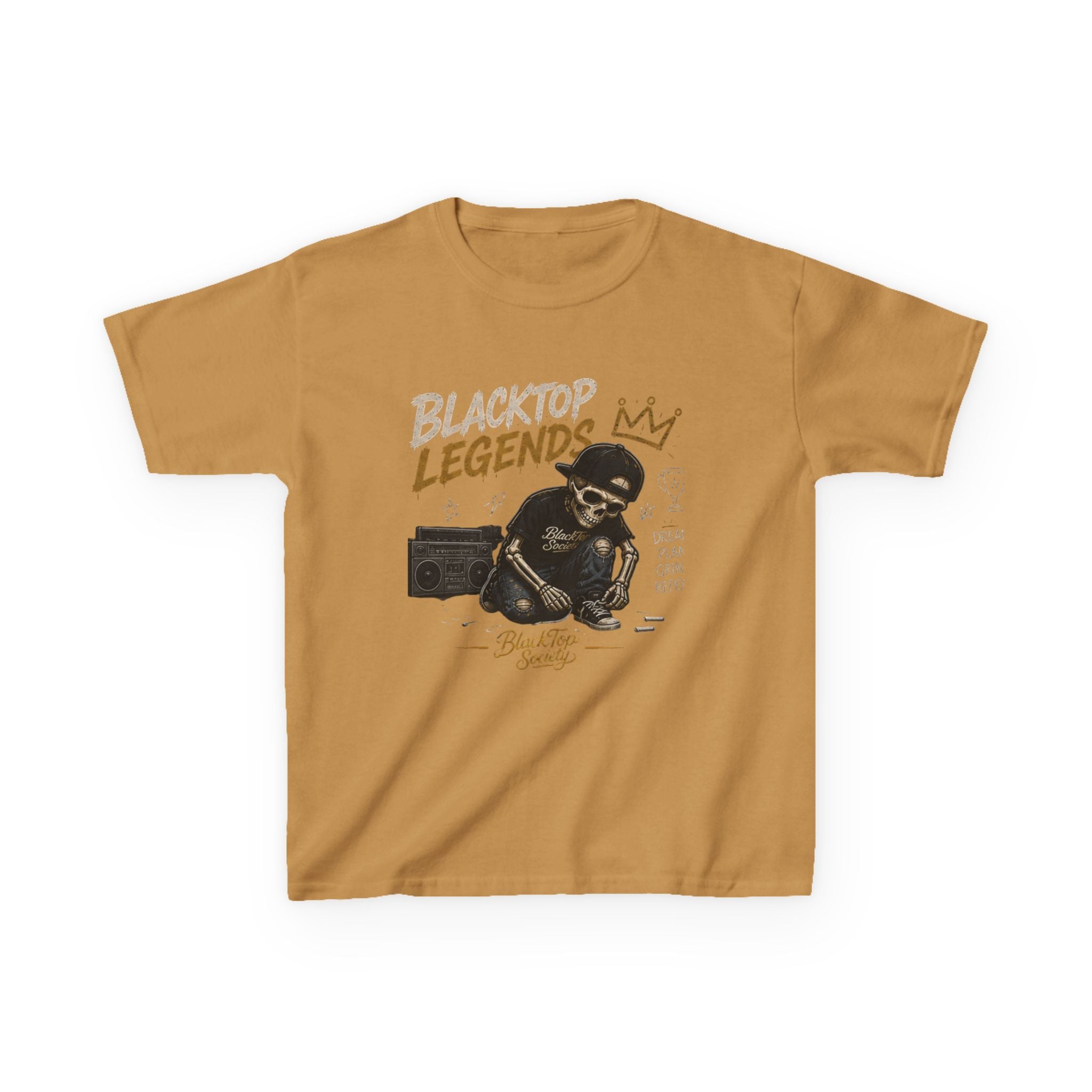 Blacktop Legend kids graphic tee, Blacktop Society youth streetwear, view 2