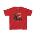 Play All Day basketball graphic kids tee — Blacktop Society