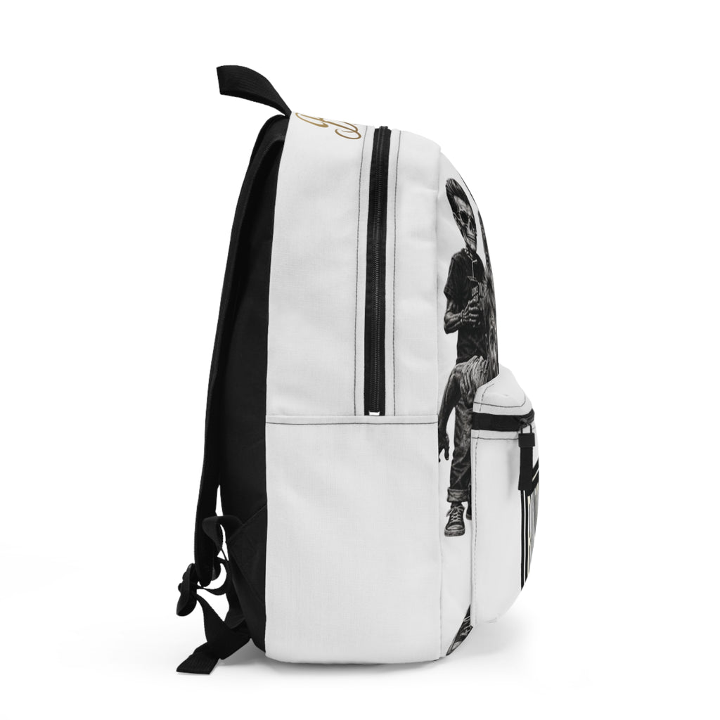 Run Forest Run Graphic Backpack — Retro Movie Scene School Bag