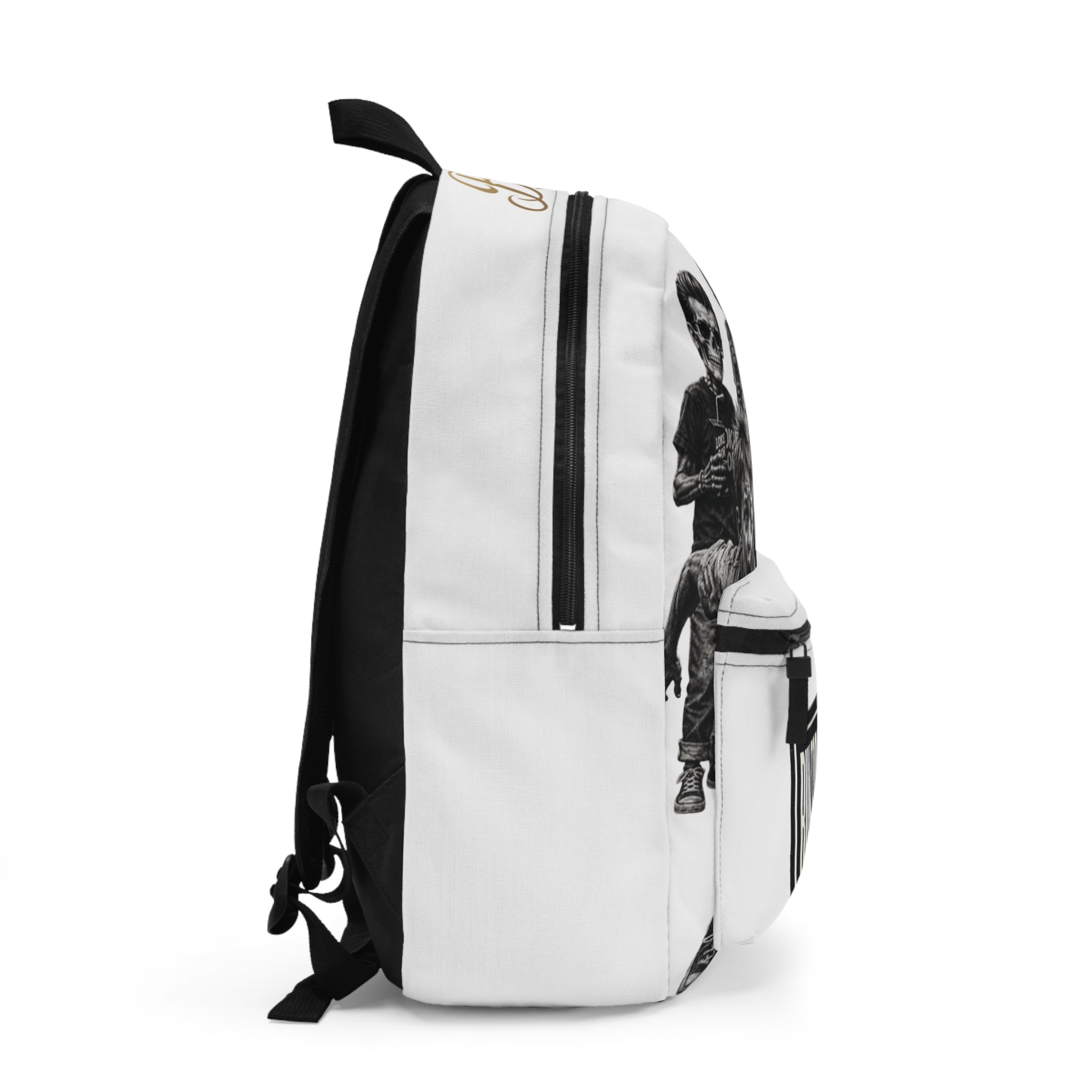 Run Forest Run Graphic Backpack — Retro Movie Scene School Bag