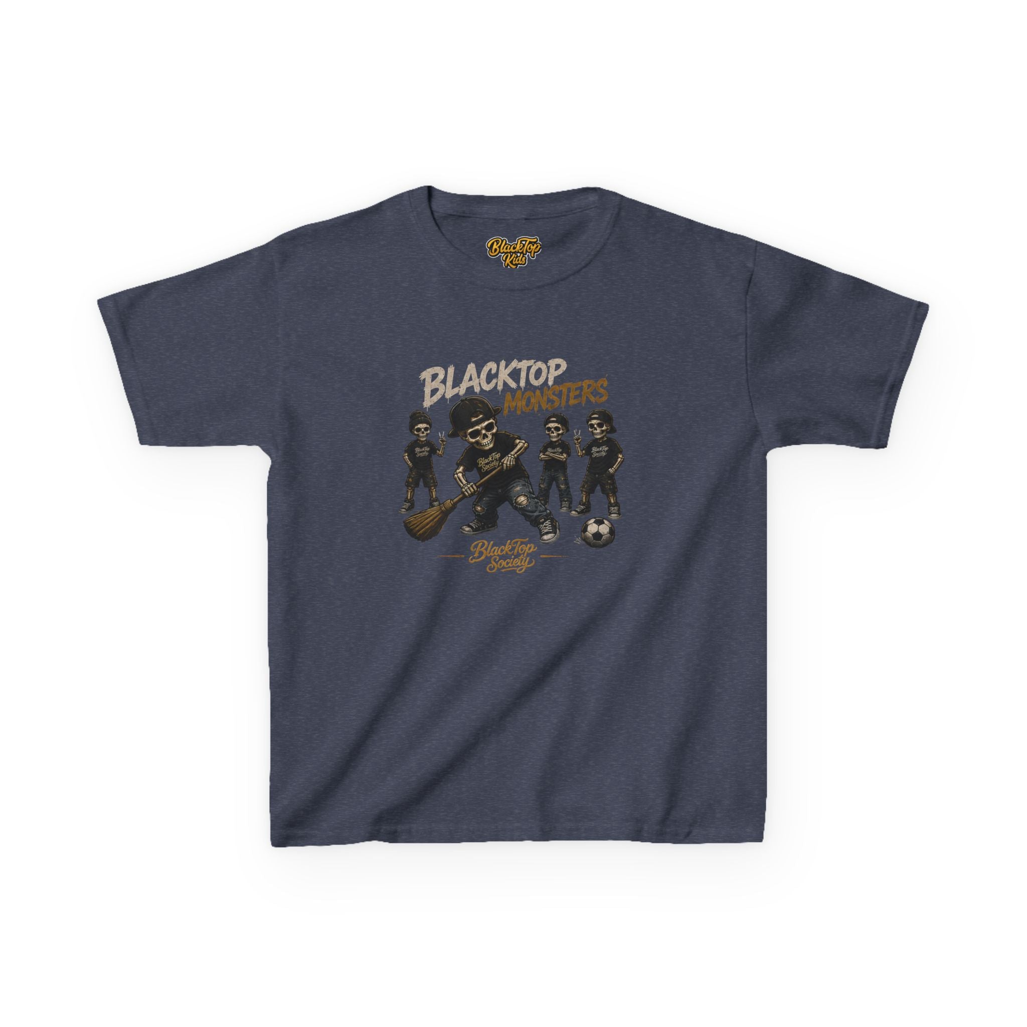 Blacktop Monsters skate crew graphic kids tee - Blacktop Society
