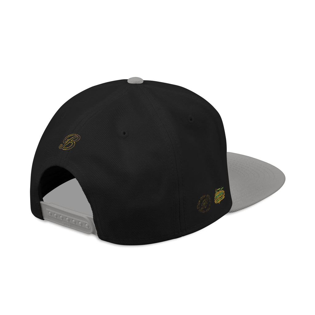 Vintage Camper Snapback Hat — Embroidered Palm Tree & Van Design