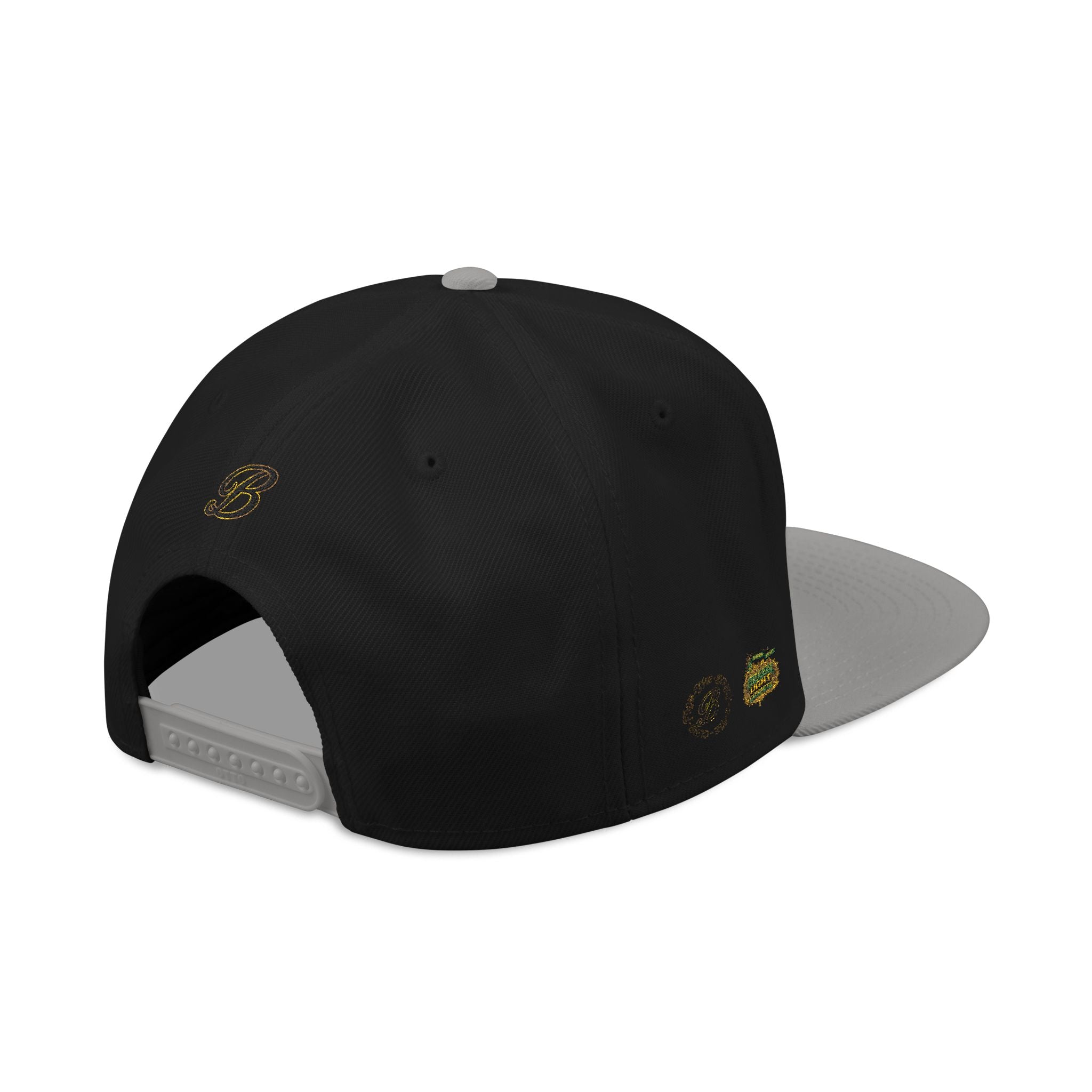 Vintage Camper Snapback Hat — Embroidered Palm Tree & Van Design