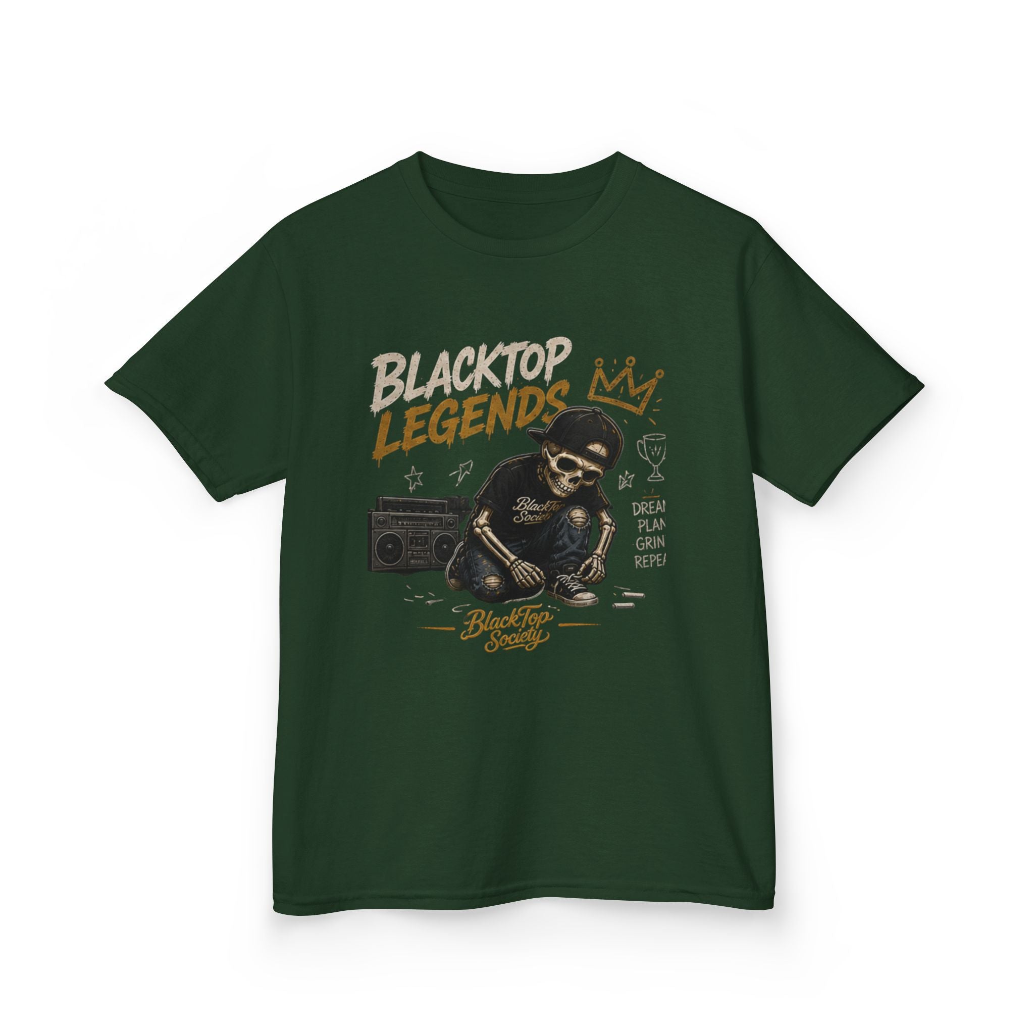 Kids 'Blacktop Legend' Graphic Tee — Youth Streetwear Shirt
