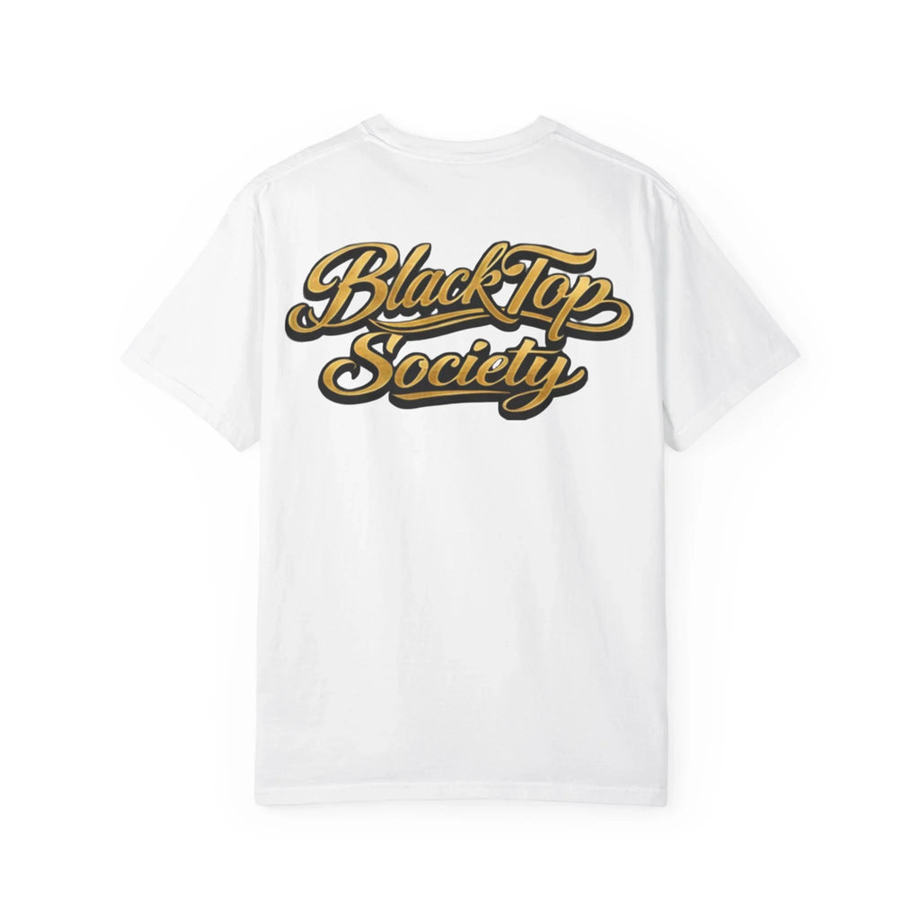 Blacktop Society Vintage Calligraphy Graphic T-Shirt