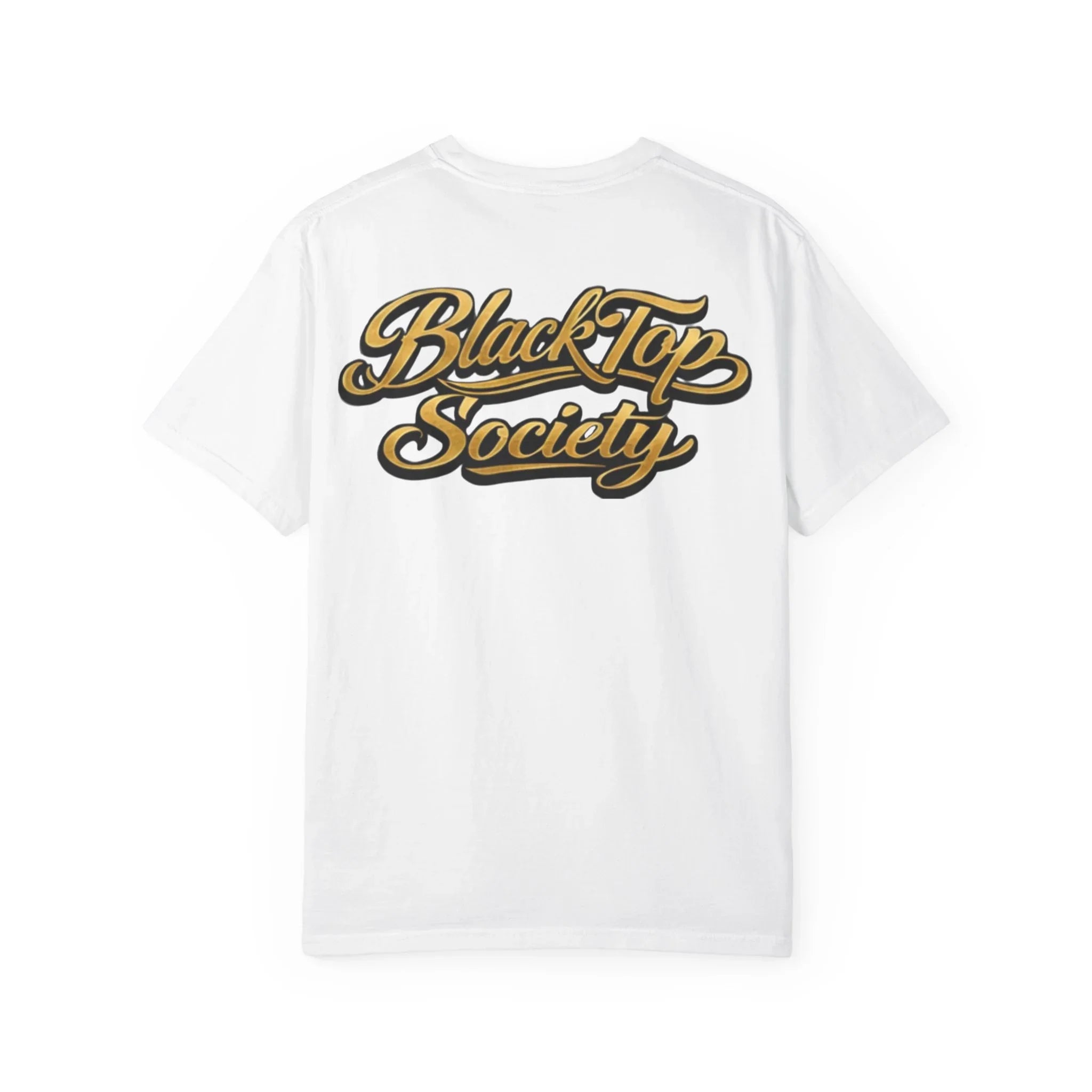 Blacktop Society Vintage Calligraphy Graphic T-Shirt