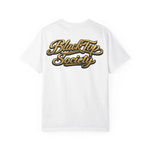 Blacktop Society Vintage Calligraphy Graphic T-Shirt