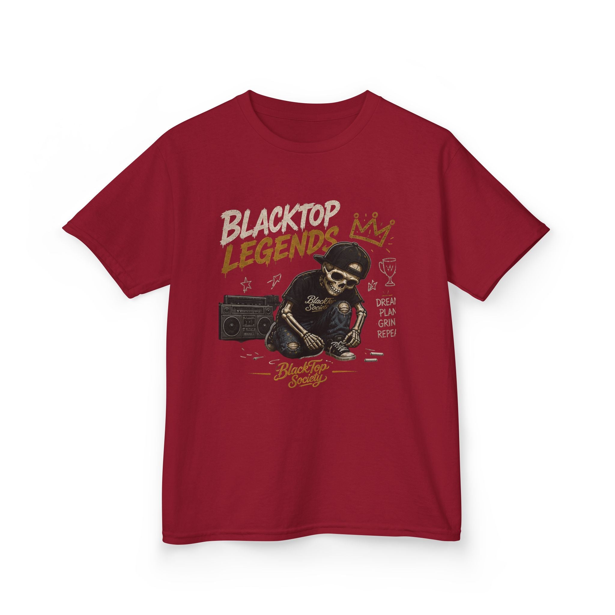 Kids 'Blacktop Legend' Graphic Tee — Youth Streetwear Shirt
