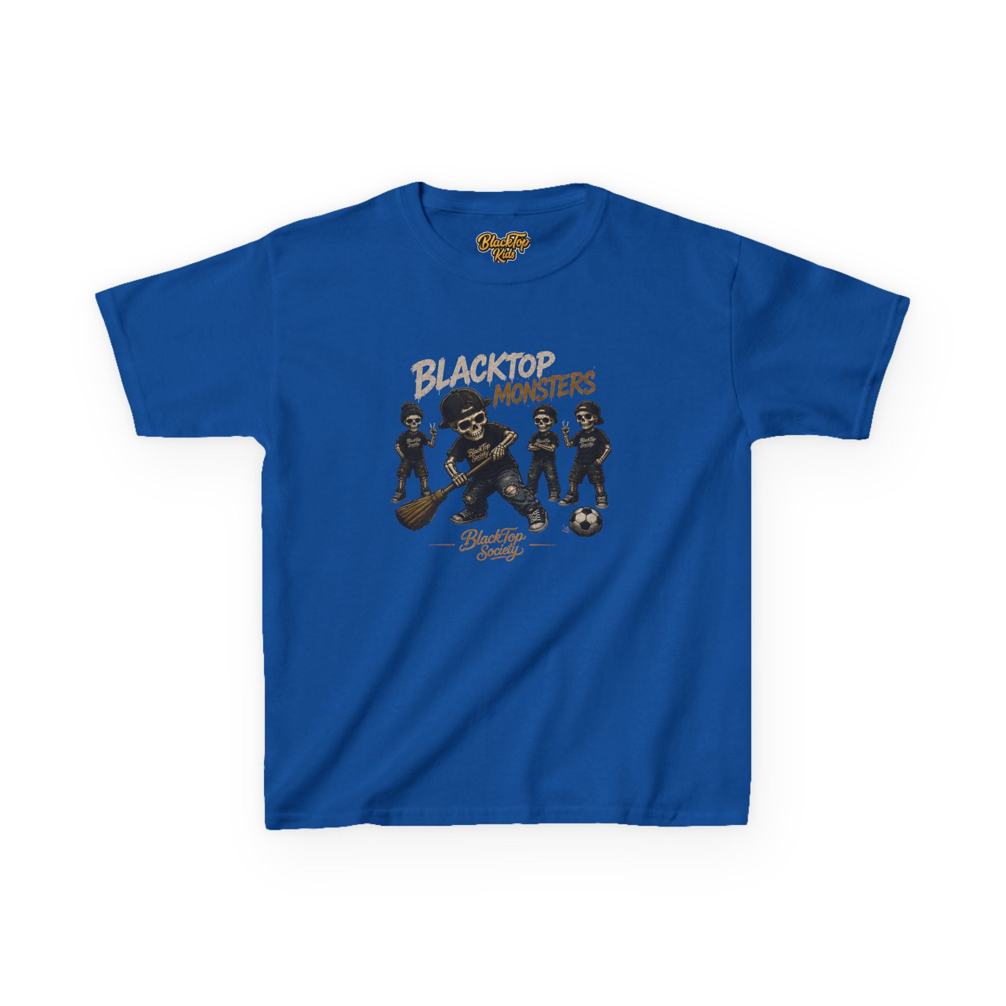 Blacktop Monsters skate crew graphic kids tee - Blacktop Society