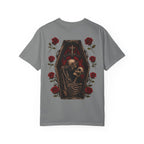 Skeleton Kiss T-Shirt — Romantic Gothic Skull Art Tee
