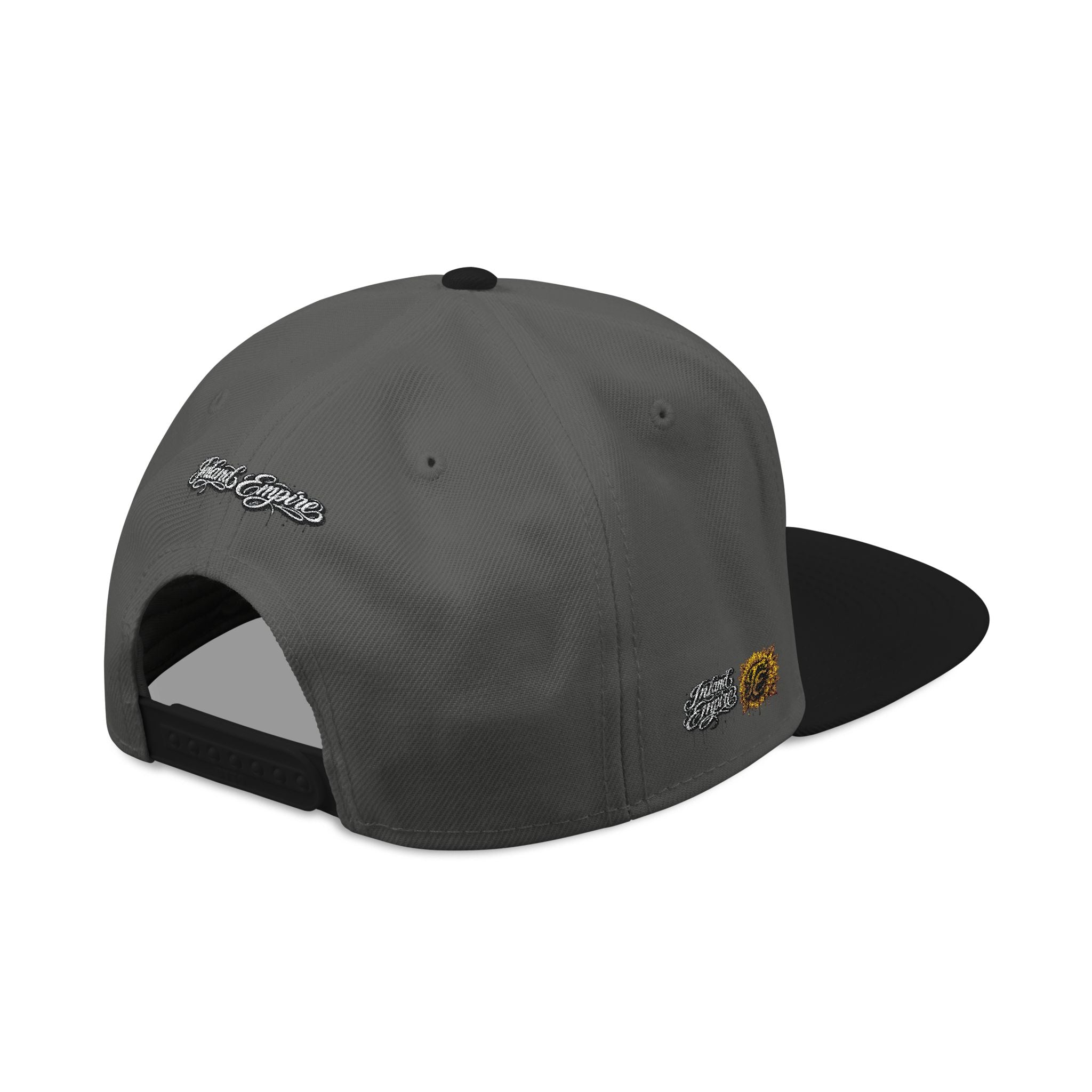 Be Native leopard stitch embroidered snapback hat, Blacktop Society, view 8