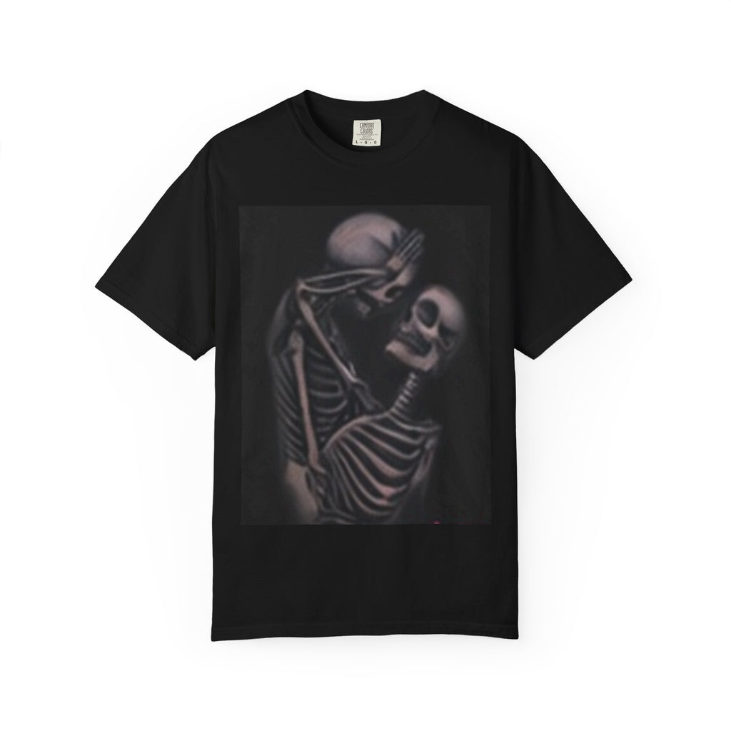 Skeleton Lovers Graphic T-Shirt – Gothic Romance Tee