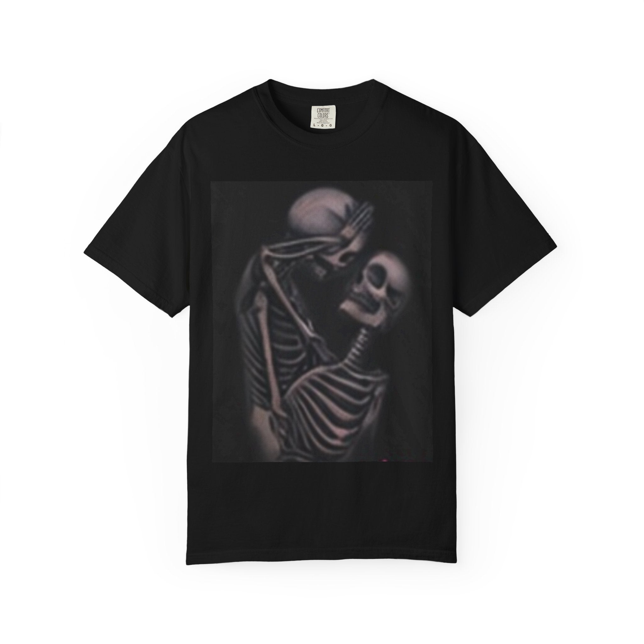 Skeleton Lovers Graphic T-Shirt – Gothic Romance Tee