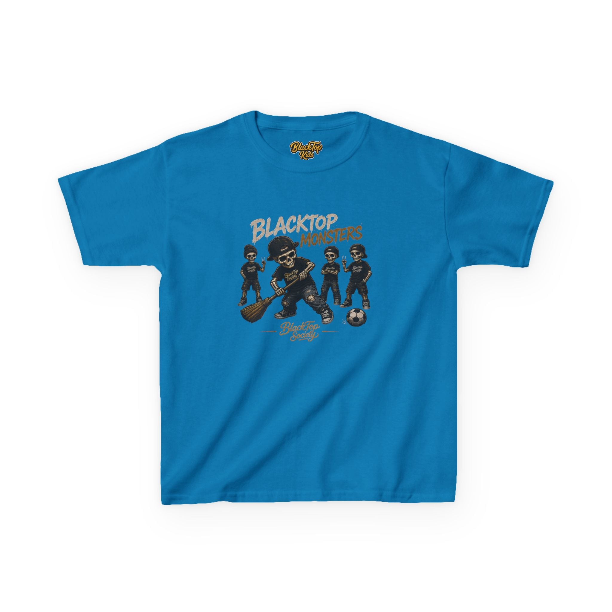 Blacktop Monsters skate crew graphic kids tee - Blacktop Society