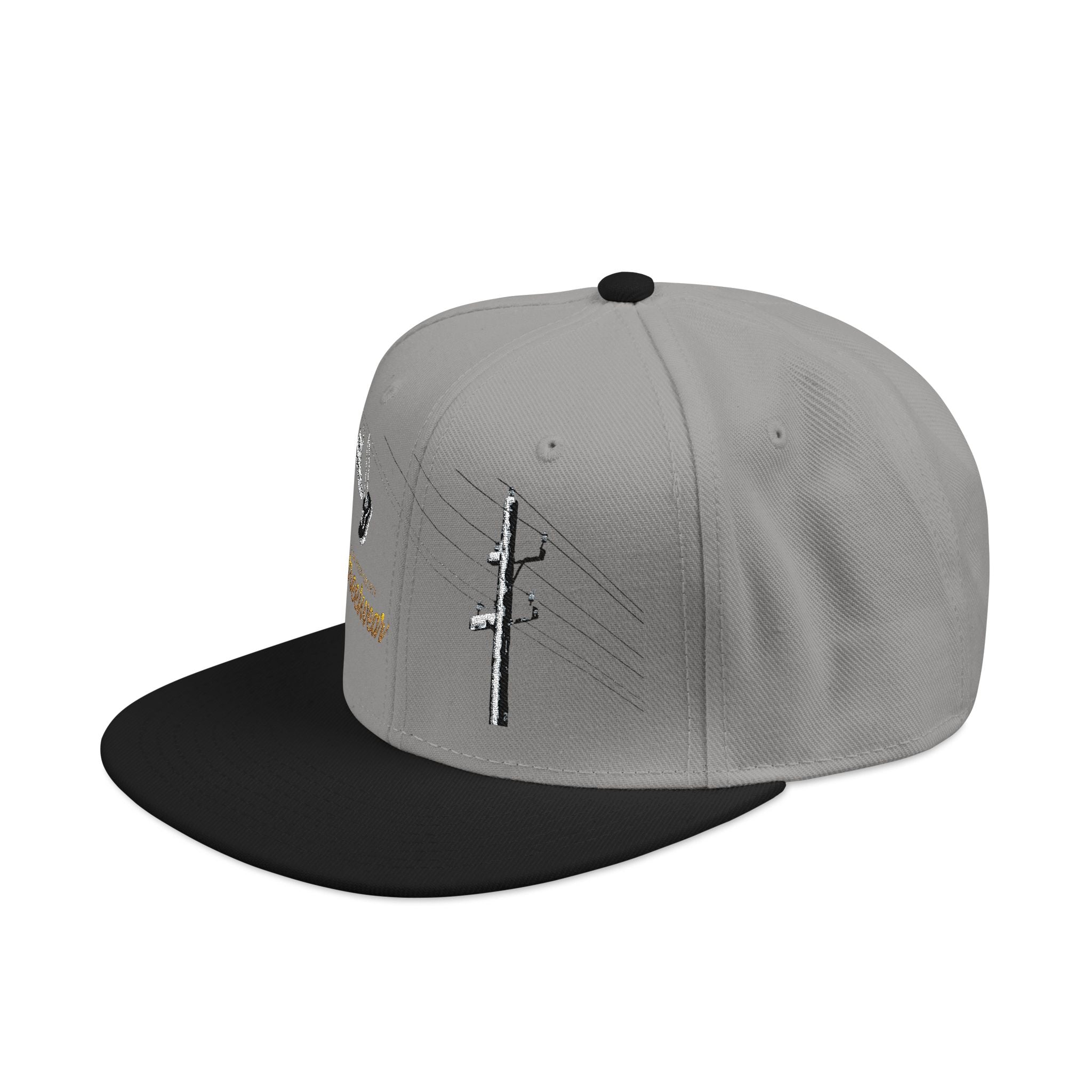 Embroidered American Flag Snapback Hat — Rose & Skull Streetwear Cap