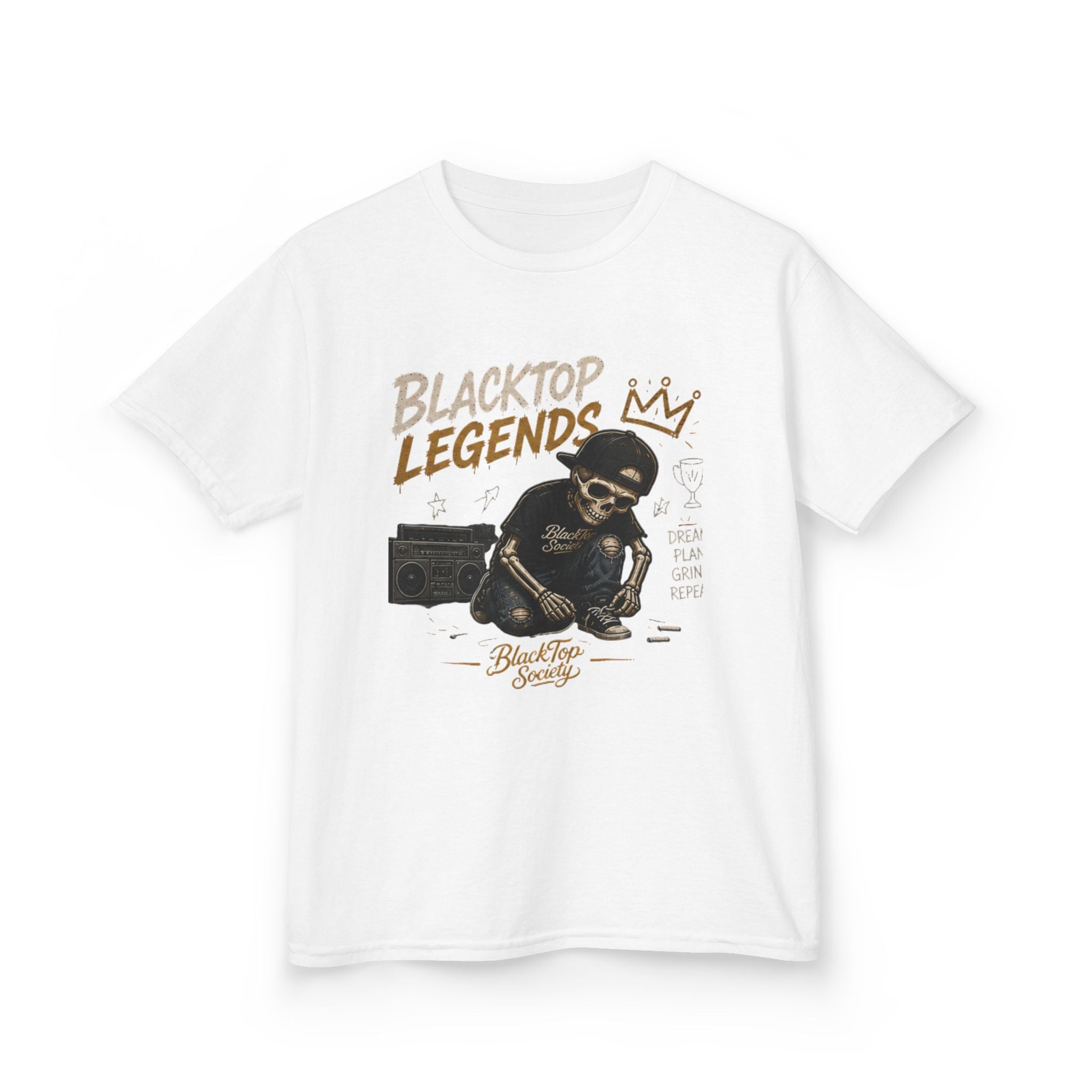 Kids 'Blacktop Legend' Graphic Tee — Youth Streetwear Shirt