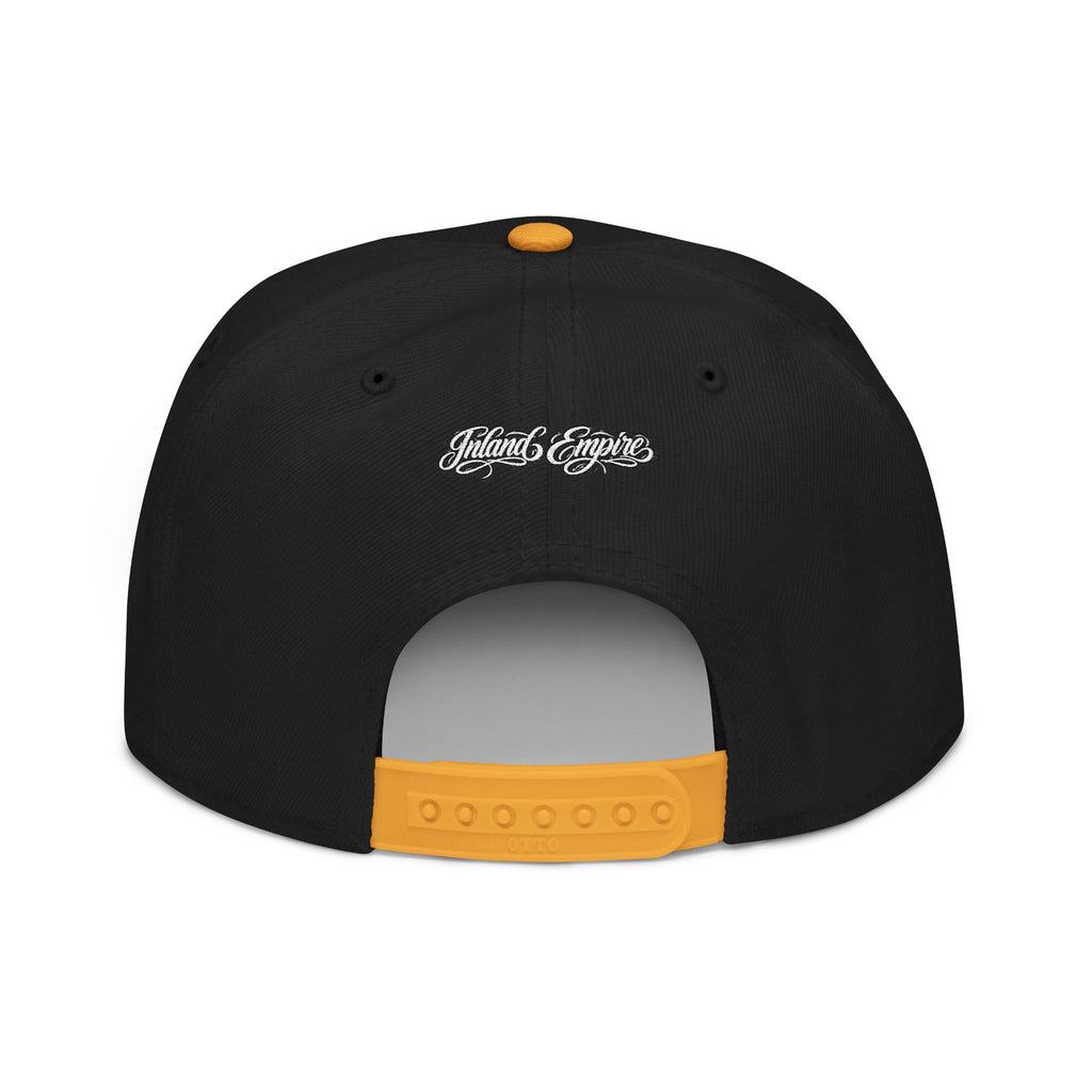Be Native leopard stitch embroidered snapback hat, Blacktop Society, view 14