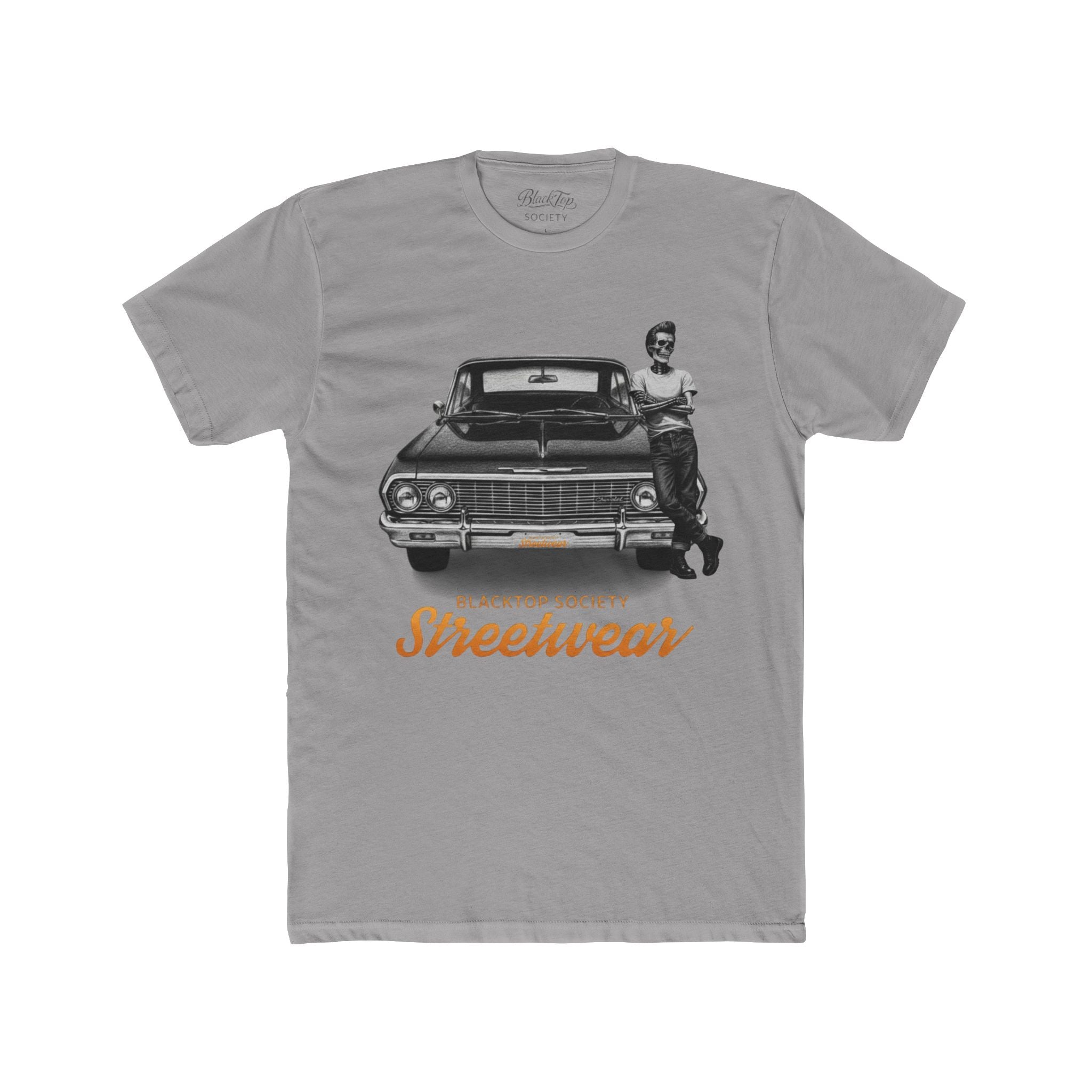 BlackTop Society Tee — Vintage Street Portrait Graphic T-Shirt