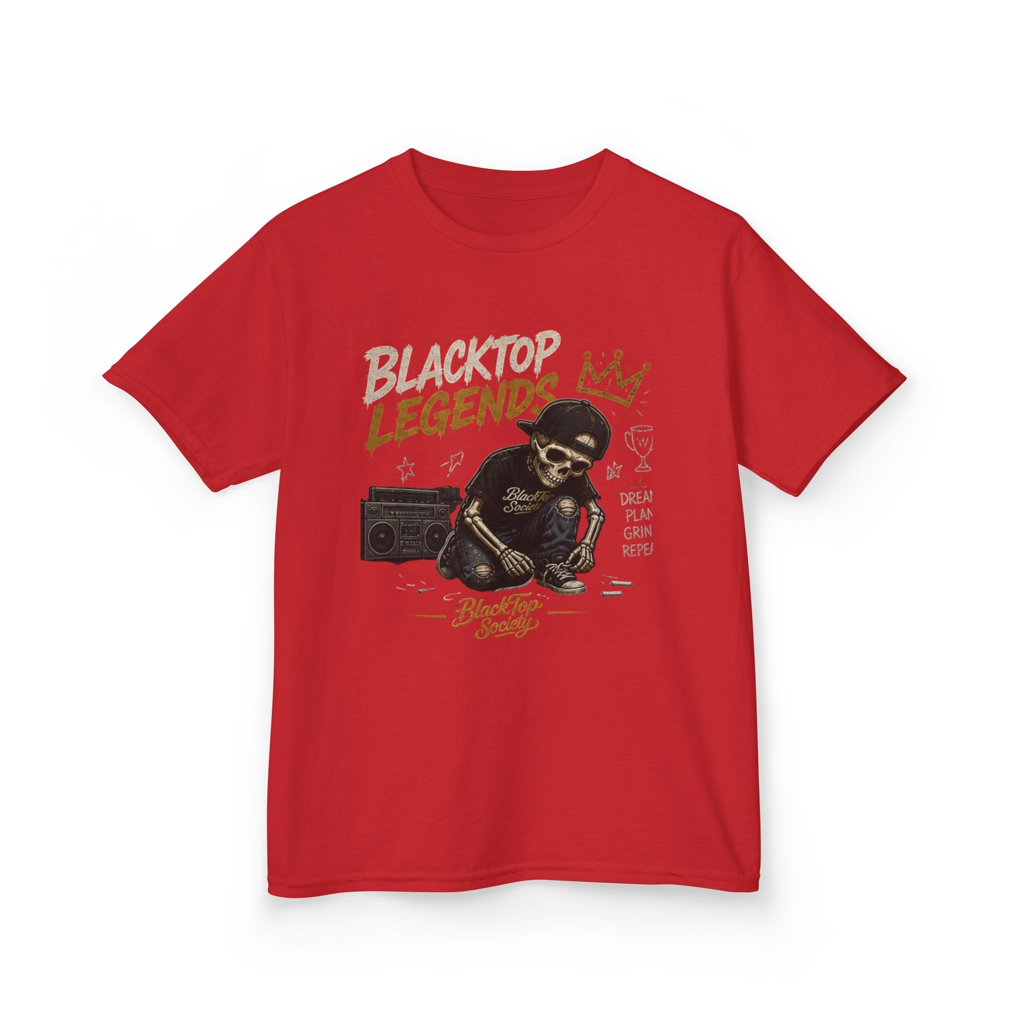 Kids 'Blacktop Legend' Graphic Tee — Youth Streetwear Shirt