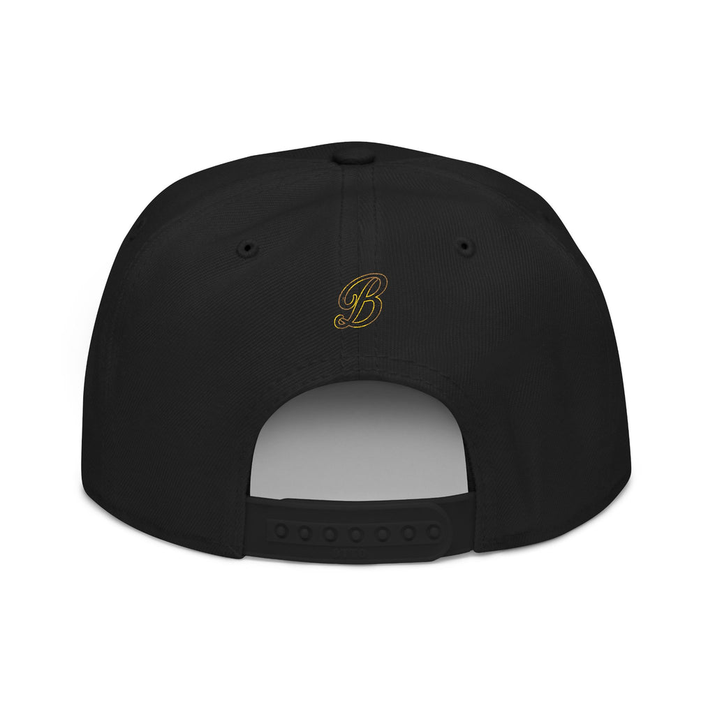 Vintage Camper Snapback Hat — Embroidered Palm Tree & Van Design
