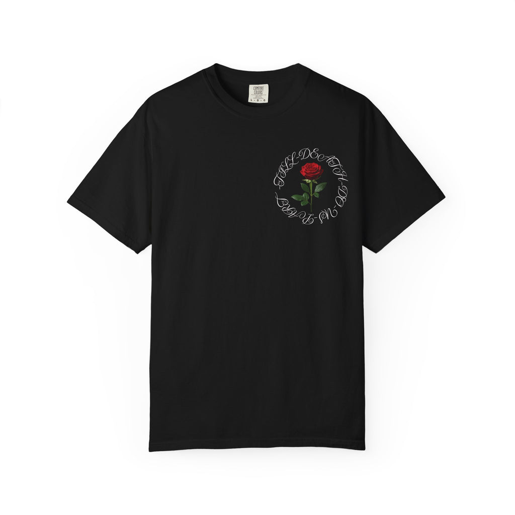 Skeleton Kiss T-Shirt — Romantic Gothic Skull Art Tee