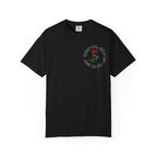 Skeleton Kiss T-Shirt — Romantic Gothic Skull Art Tee