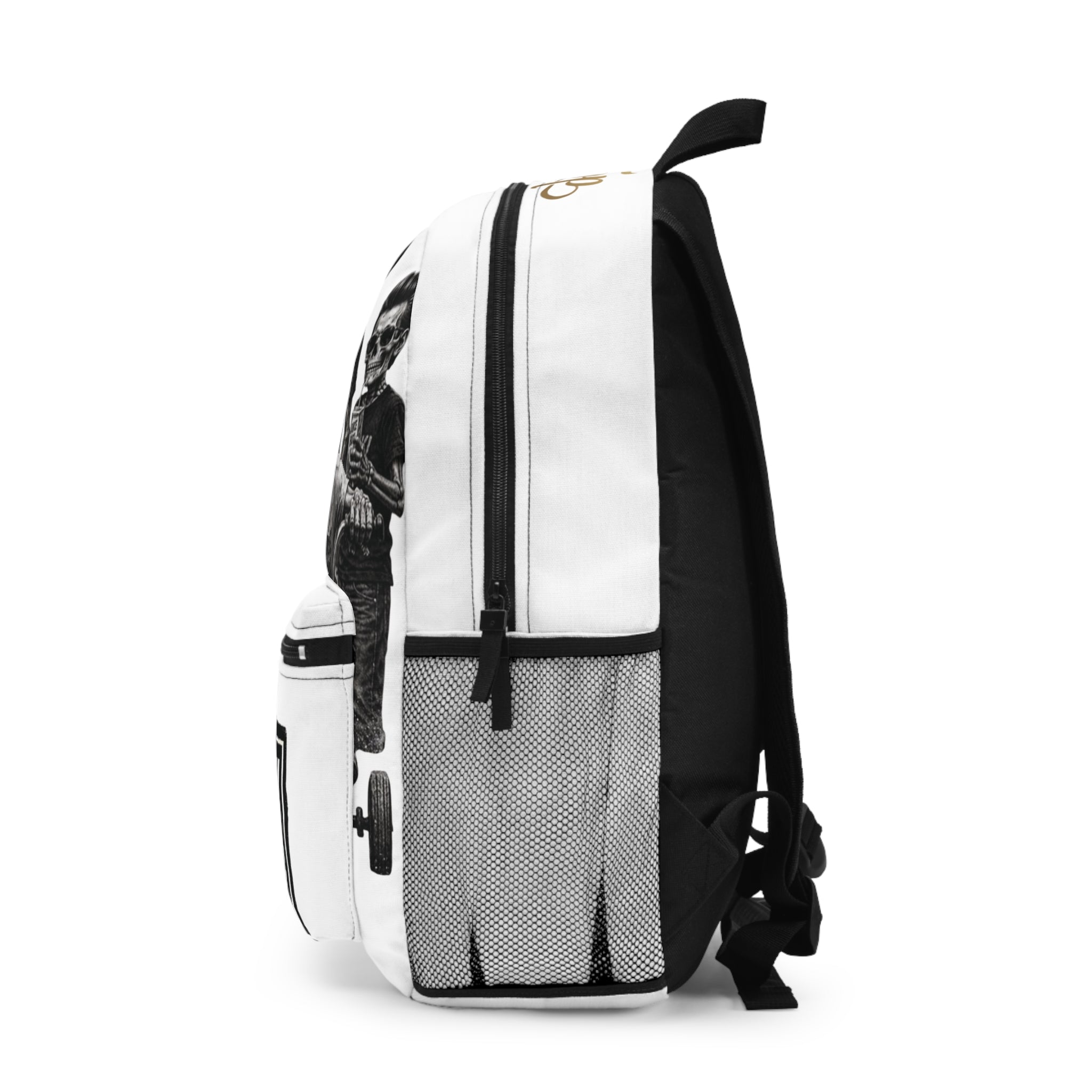Run Forest Run Graphic Backpack — Retro Movie Scene School Bag