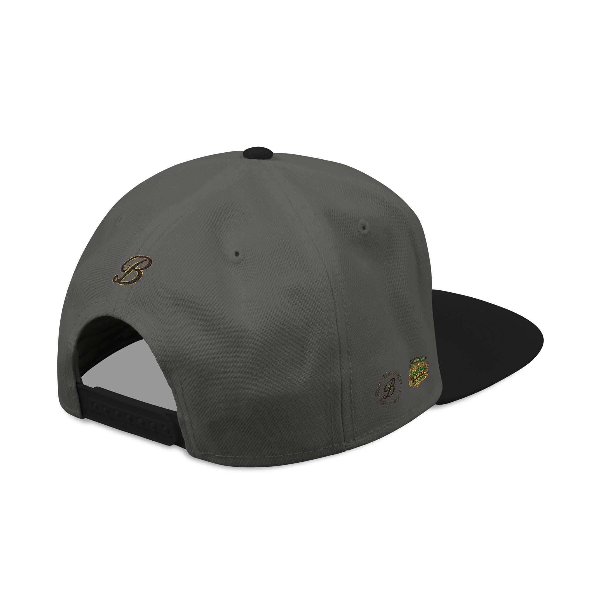 Vintage Camper Snapback Hat — Embroidered Palm Tree & Van Design