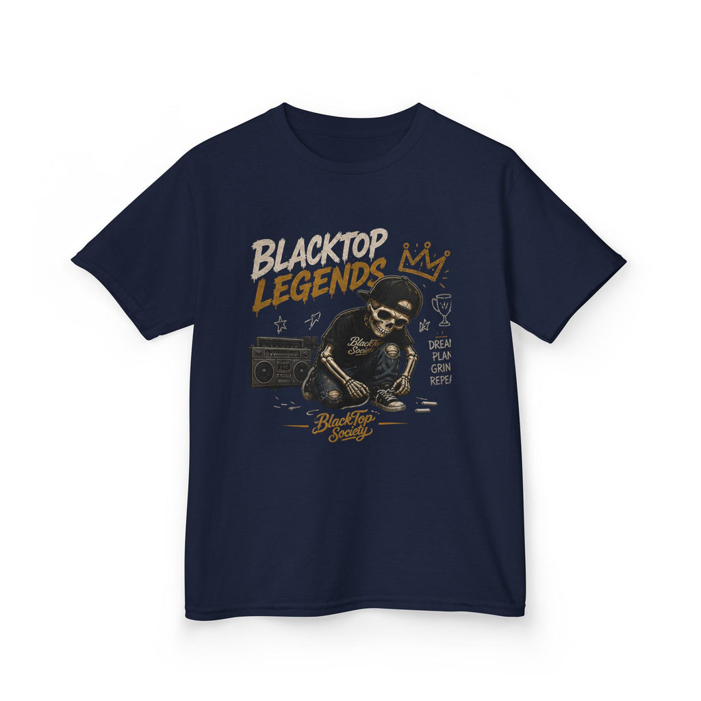 Kids 'Blacktop Legend' Graphic Tee — Youth Streetwear Shirt
