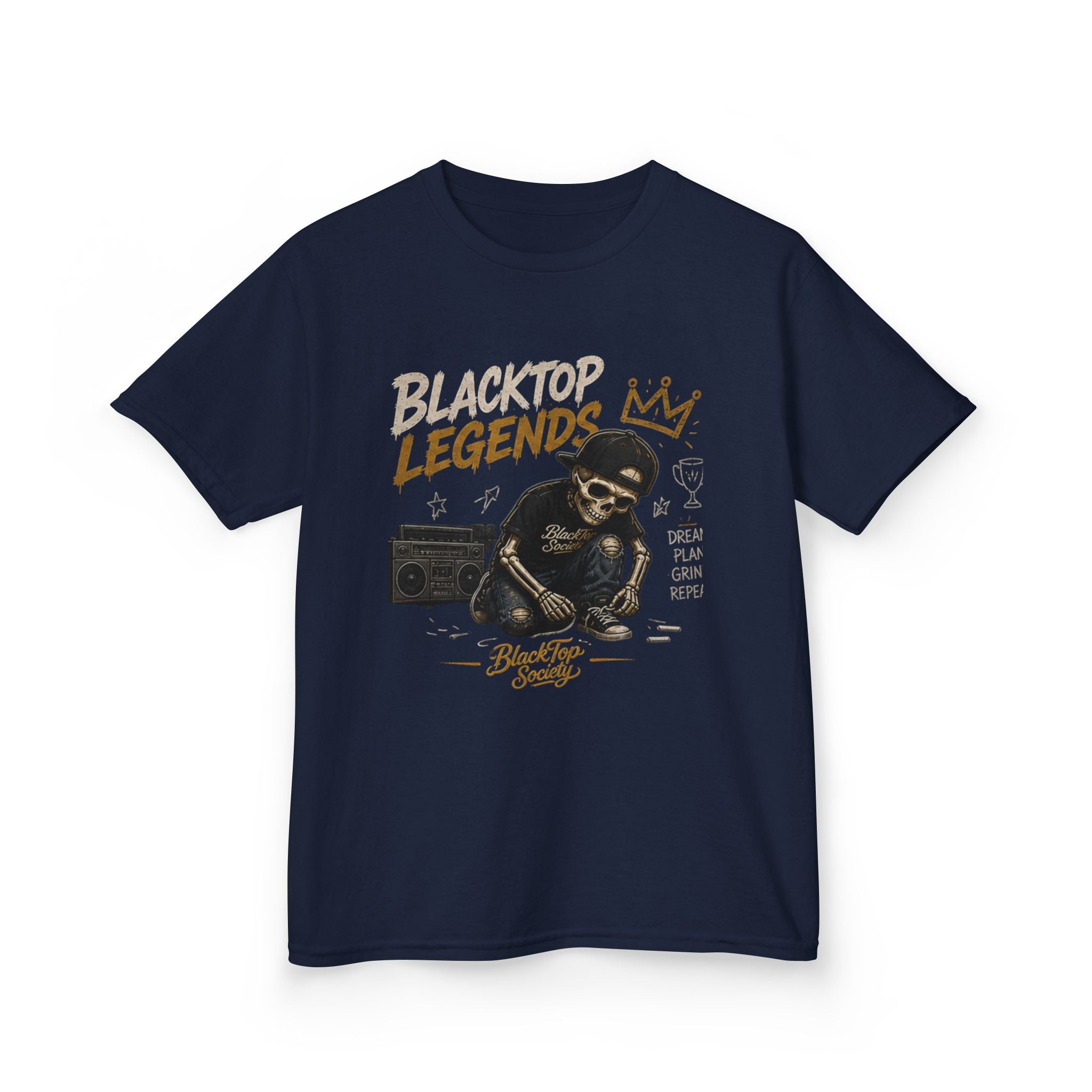 Kids 'Blacktop Legend' Graphic Tee — Youth Streetwear Shirt