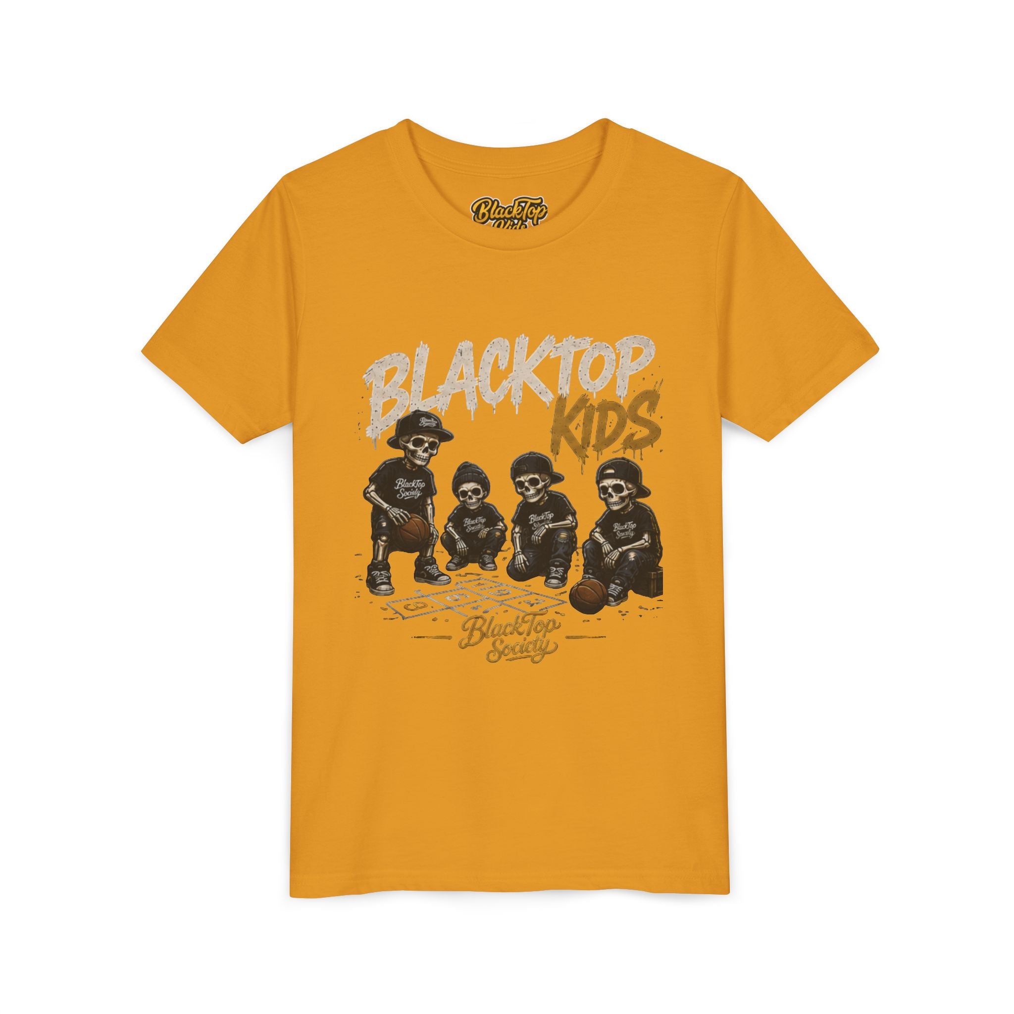 Blacktop Kids retro basketball youth shirt - Blacktop Society