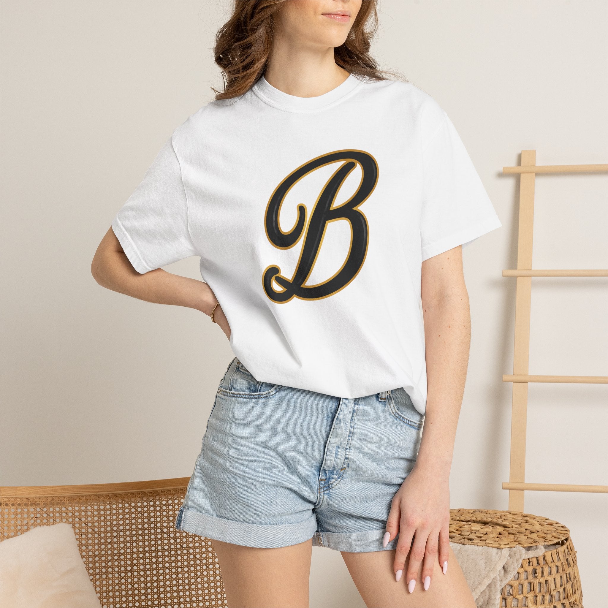 Vintage Script Logo Heavyweight Cotton T-Shirt