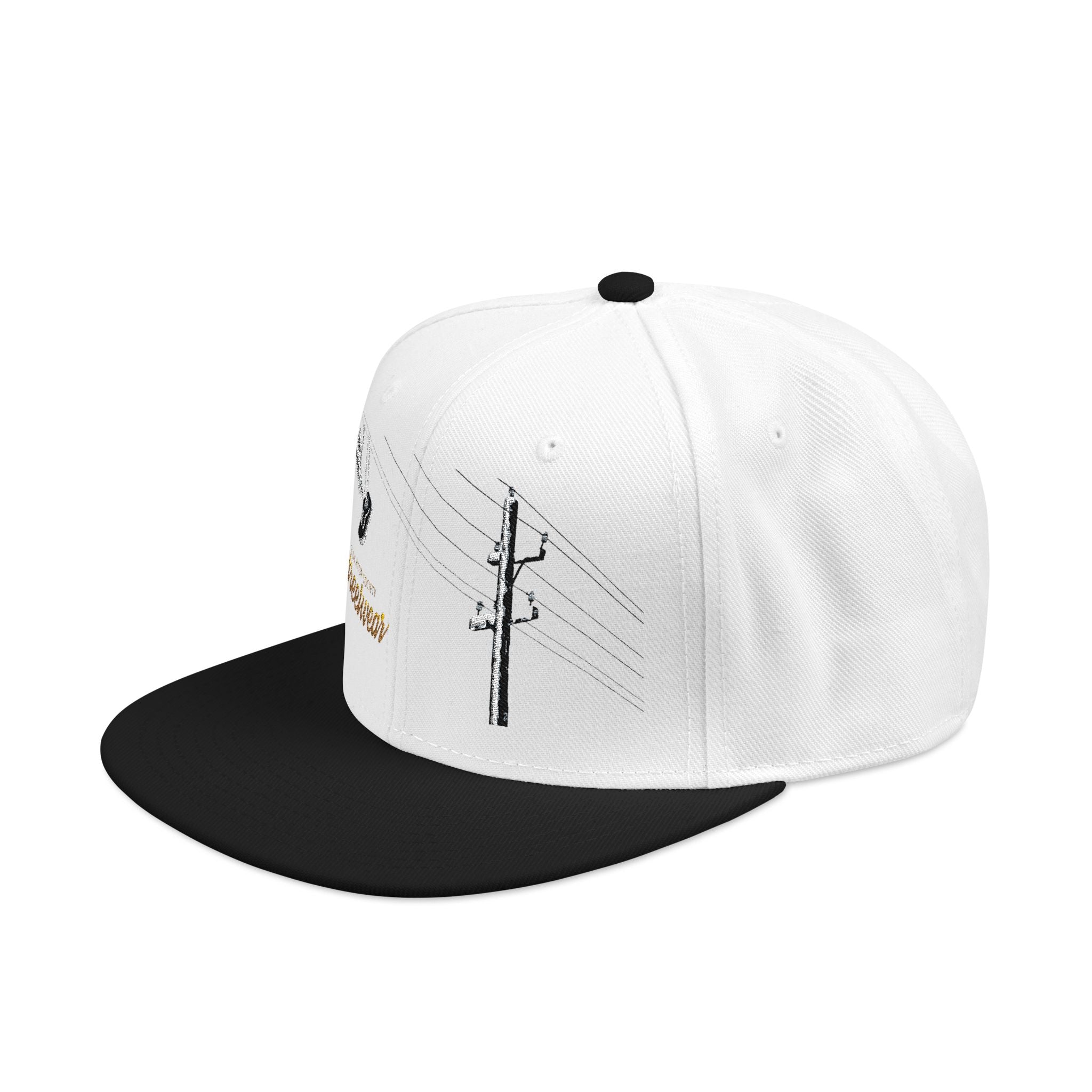 Embroidered American Flag Snapback Hat — Rose & Skull Streetwear Cap