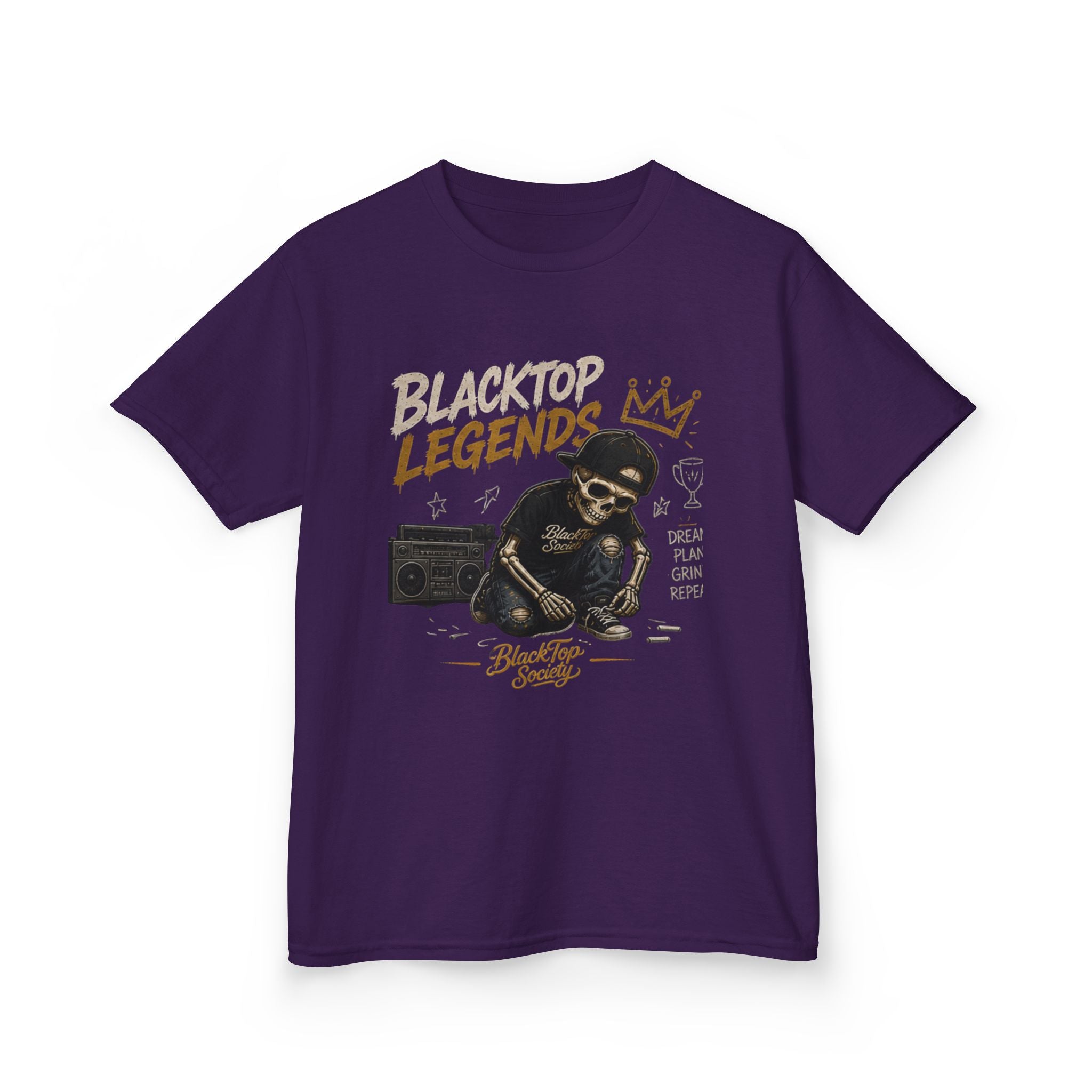 Kids 'Blacktop Legend' Graphic Tee — Youth Streetwear Shirt