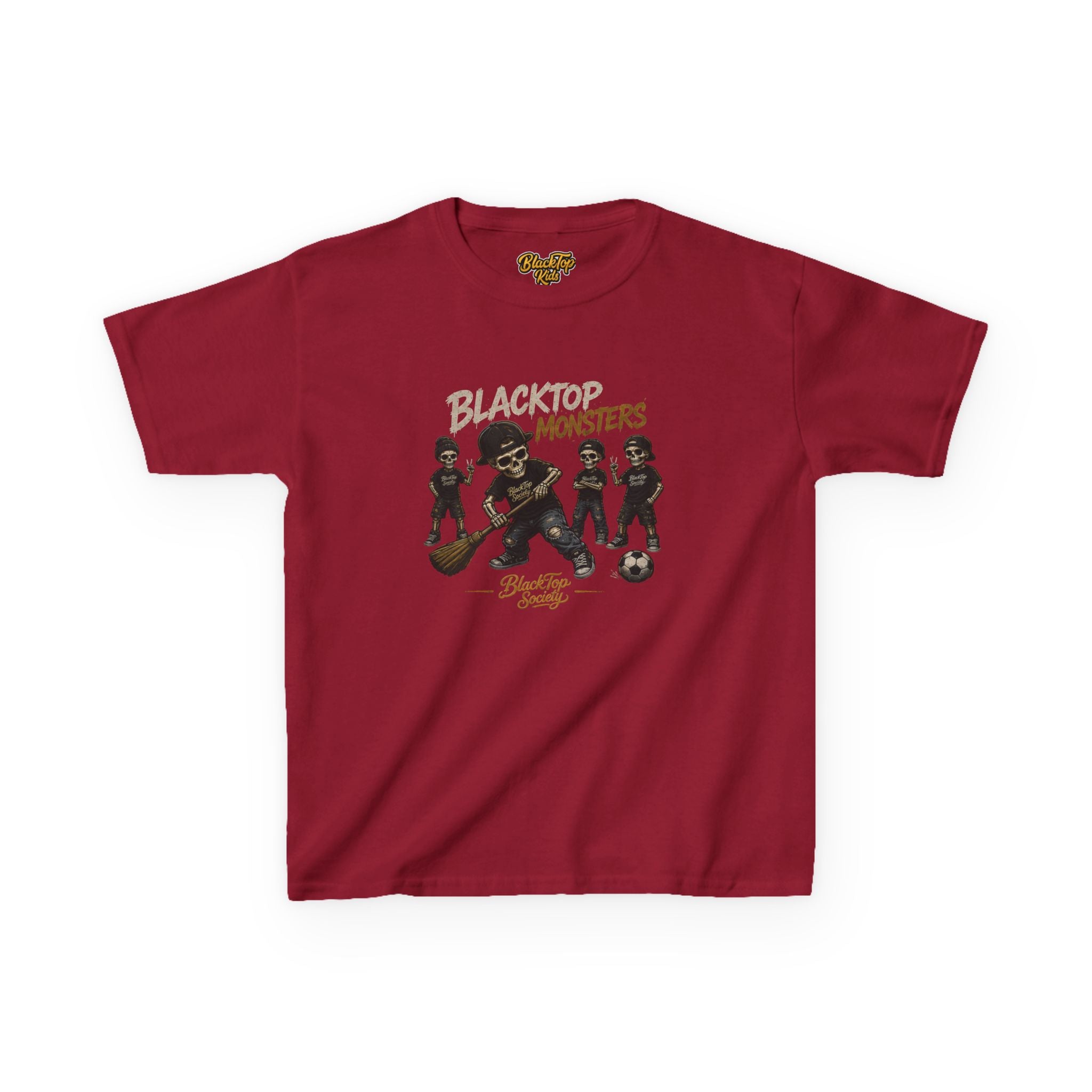 Blacktop Monsters skate crew graphic kids tee - Blacktop Society