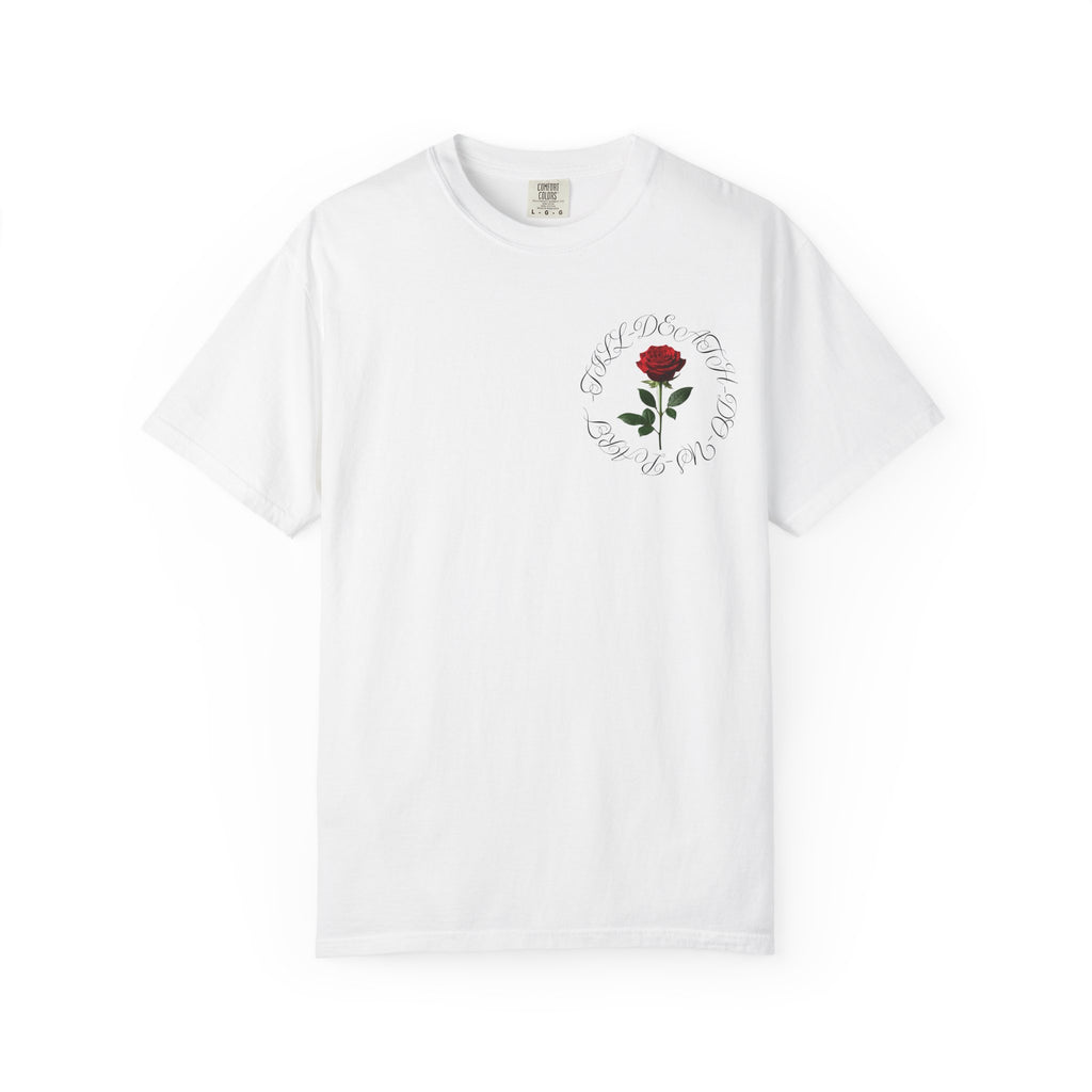 Skeleton Kiss T-Shirt — Romantic Gothic Skull Art Tee