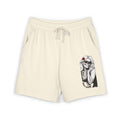 Skull Girl Graphic Sweat Shorts — Lightweight Fleece Casual Lounge Shorts