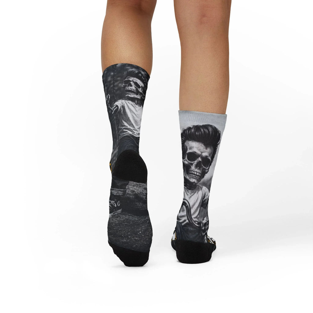 BlackTop "My Playground" Socks — Gothic Skateboard Crew Socks