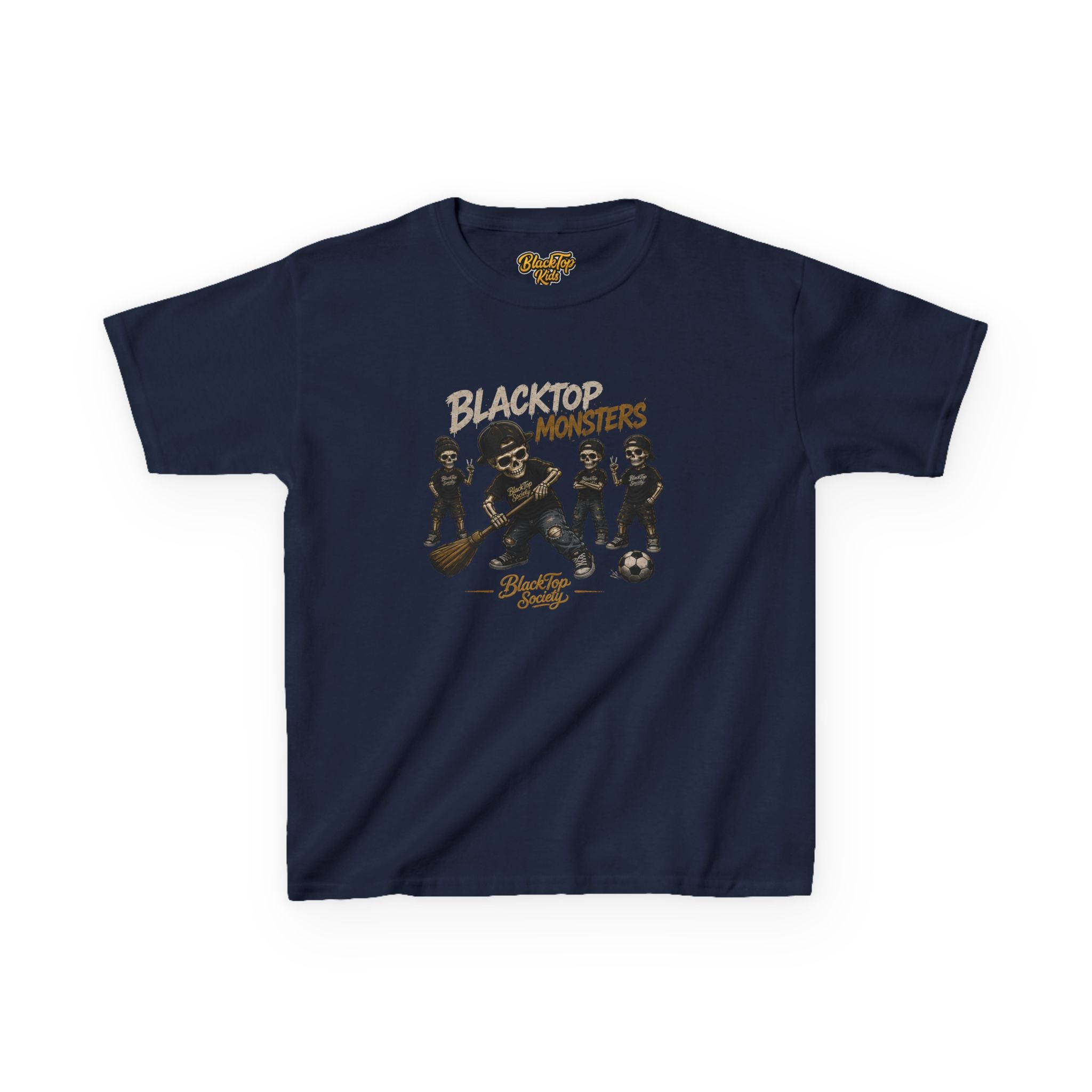 Blacktop Monsters skate crew graphic kids tee - Blacktop Society