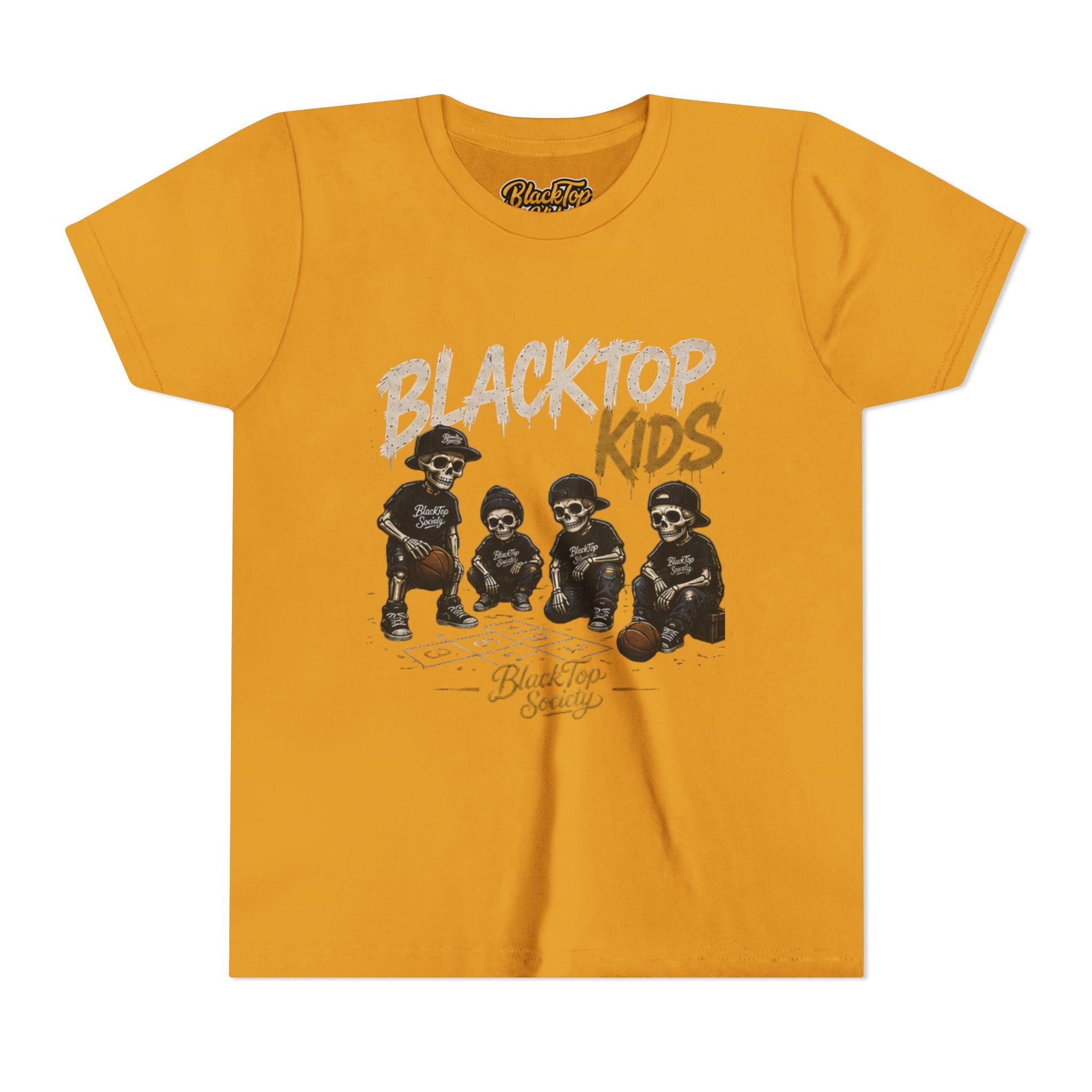 Blacktop Kids retro basketball youth shirt — Blacktop Society