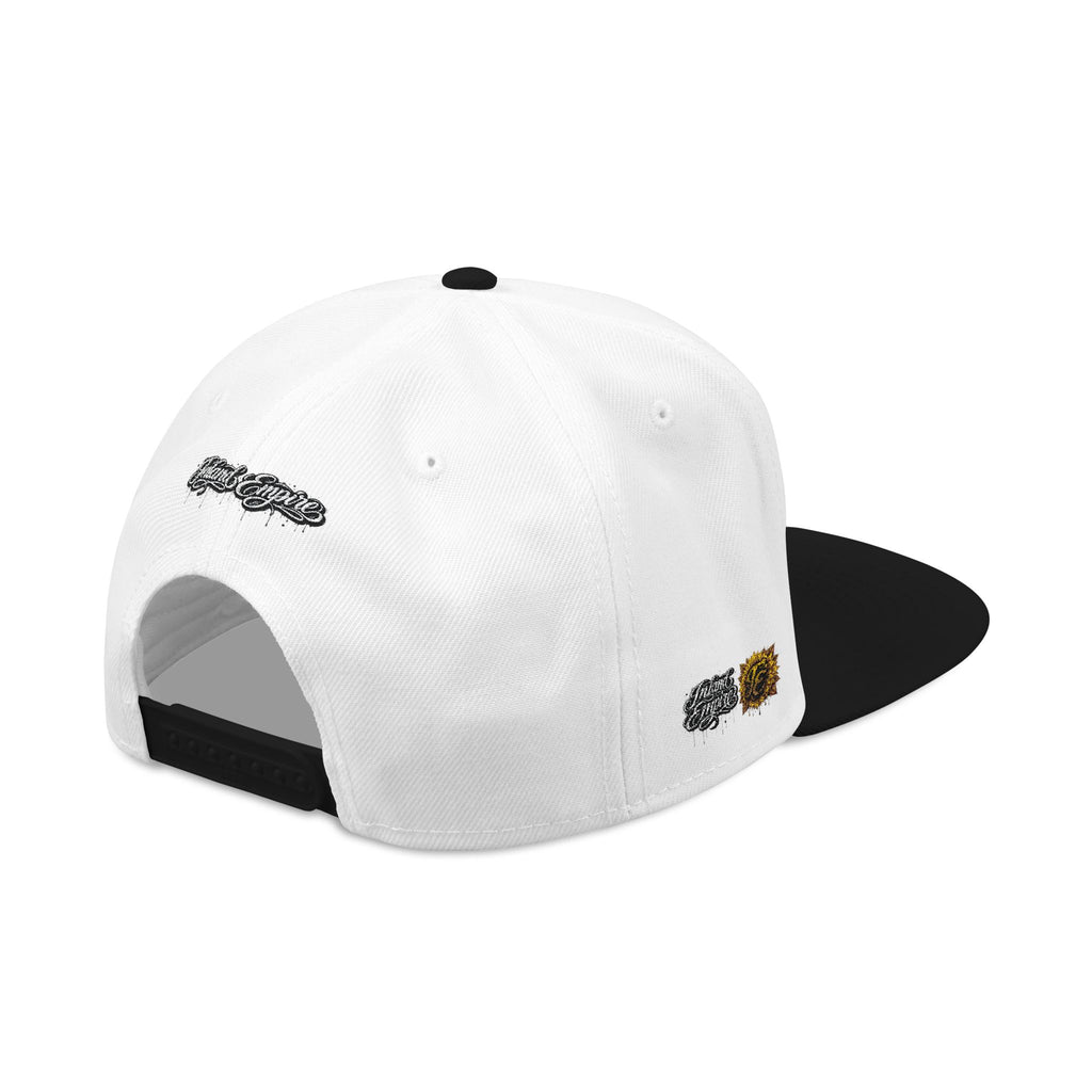 Be Native leopard stitch embroidered snapback hat, Blacktop Society, view 19