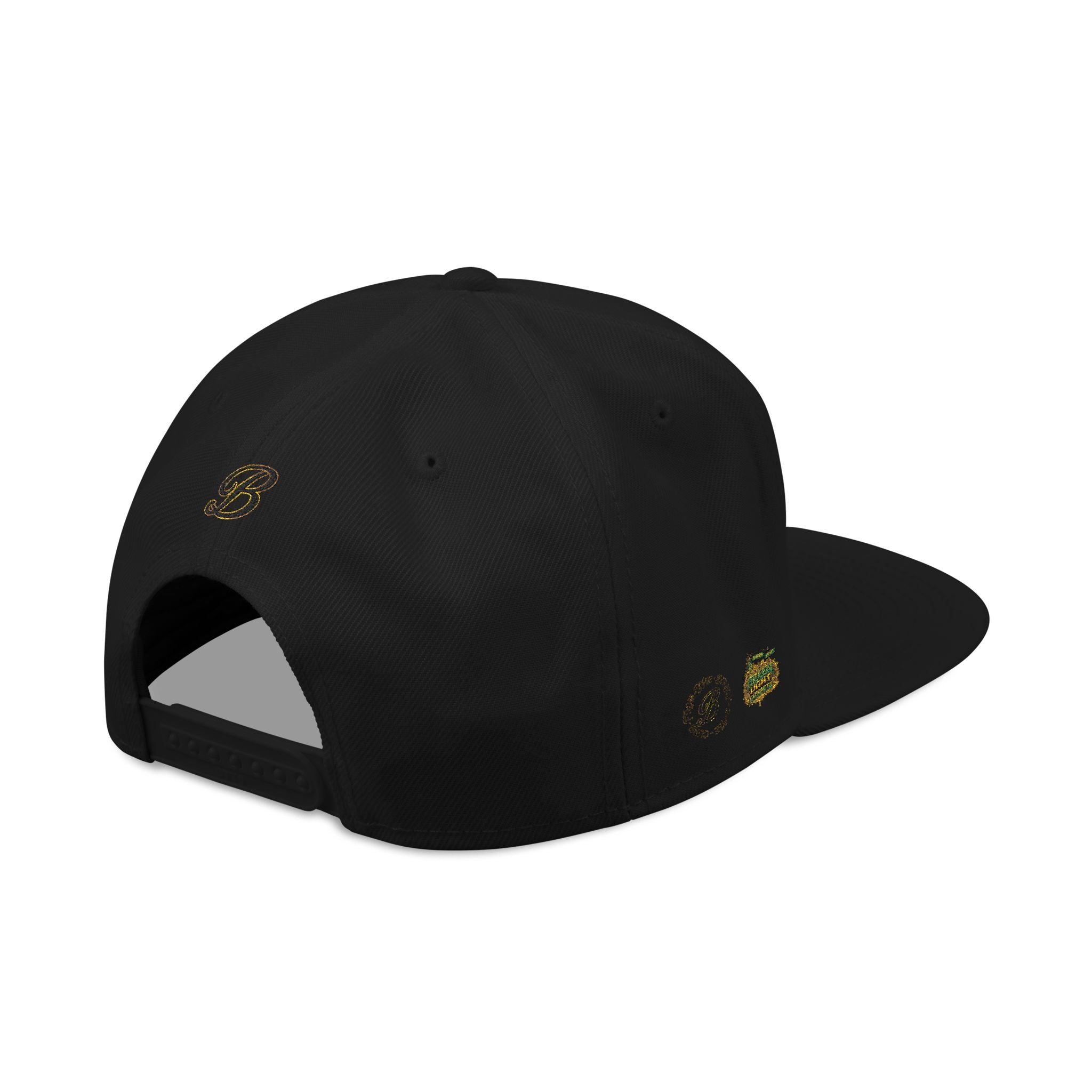 Vintage Camper Snapback Hat — Embroidered Palm Tree & Van Design